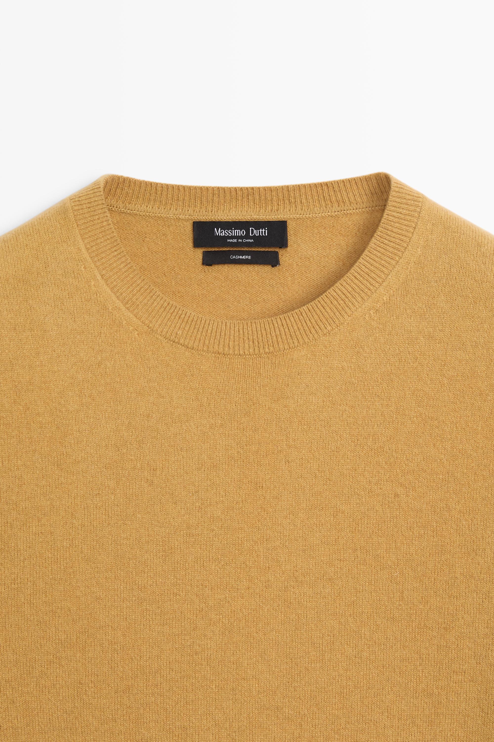 Massimo Dutti %100 kaşmir bisiklet yaka triko kazak