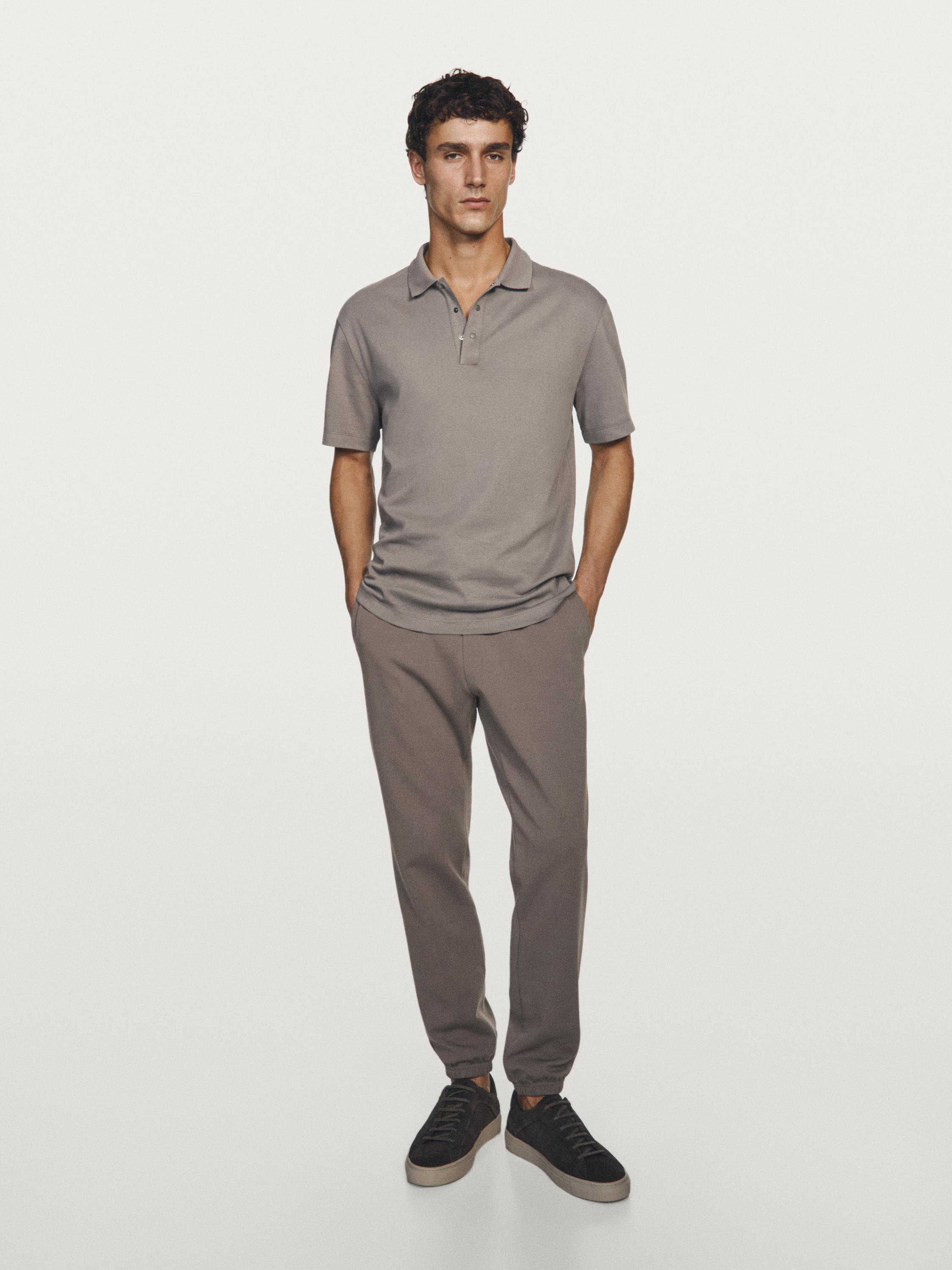 Pantalon de jogging en coton mélangé