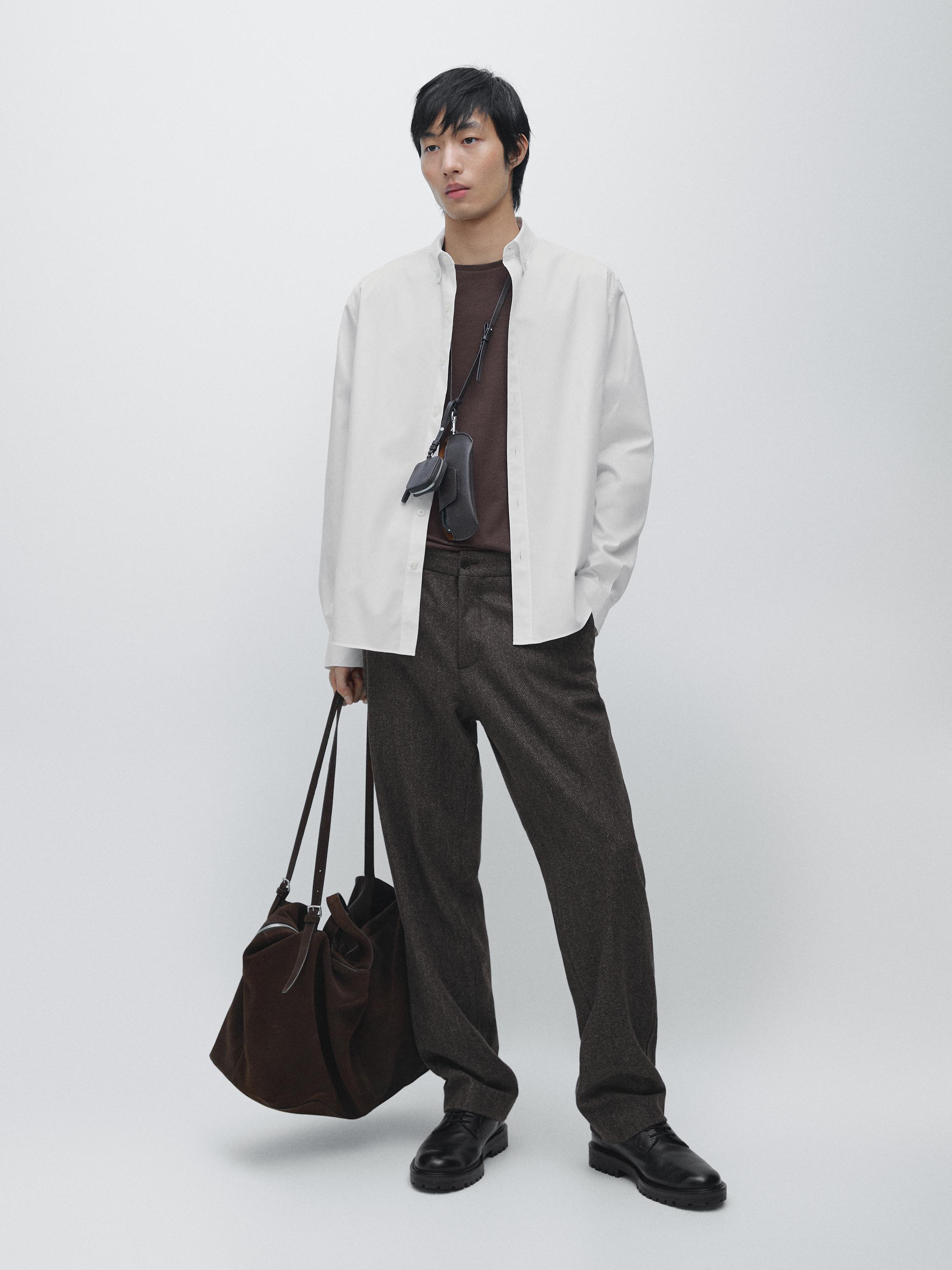 Camisa oxford regular fit