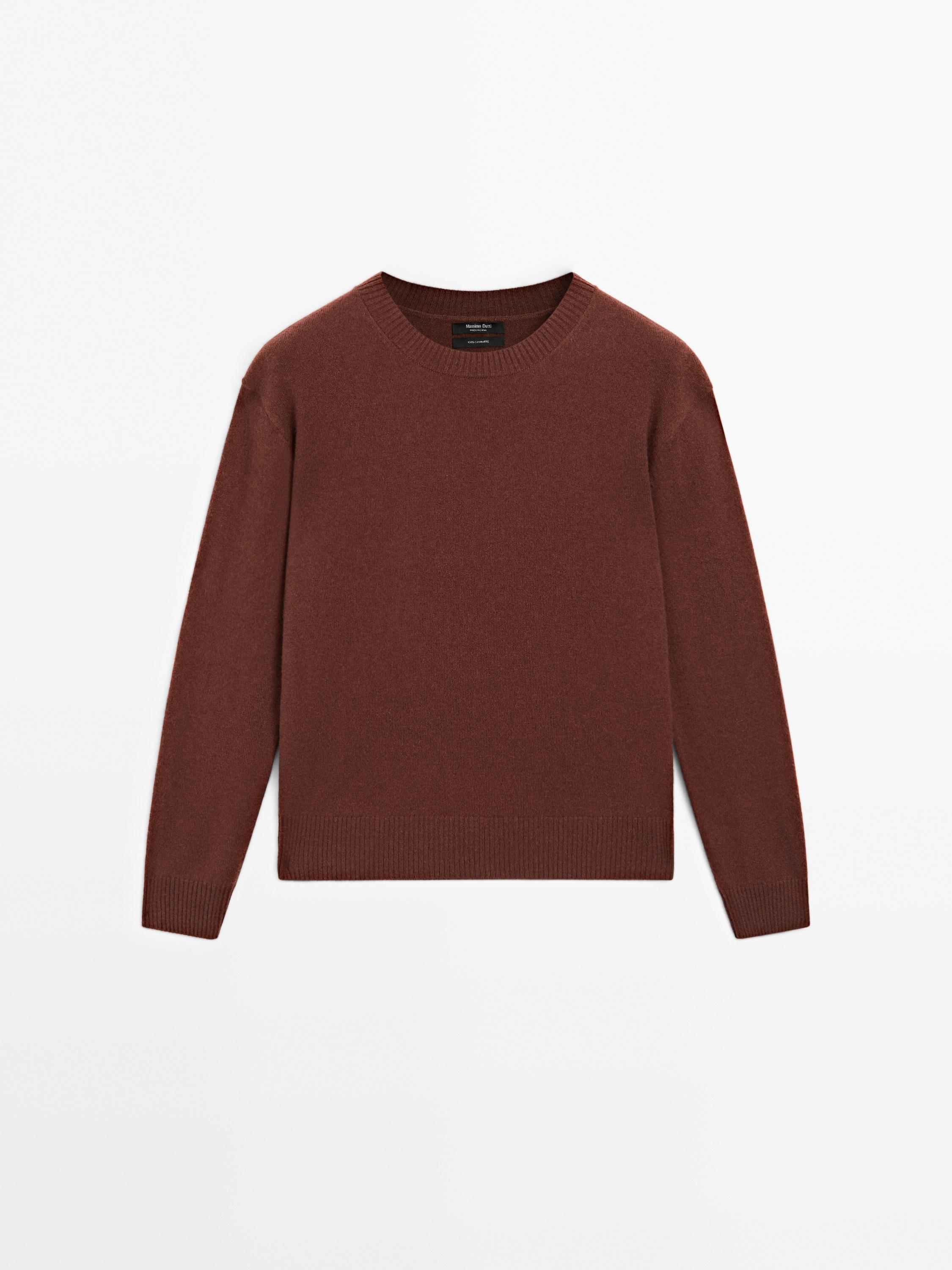 Pull col rond 100 % cachemire