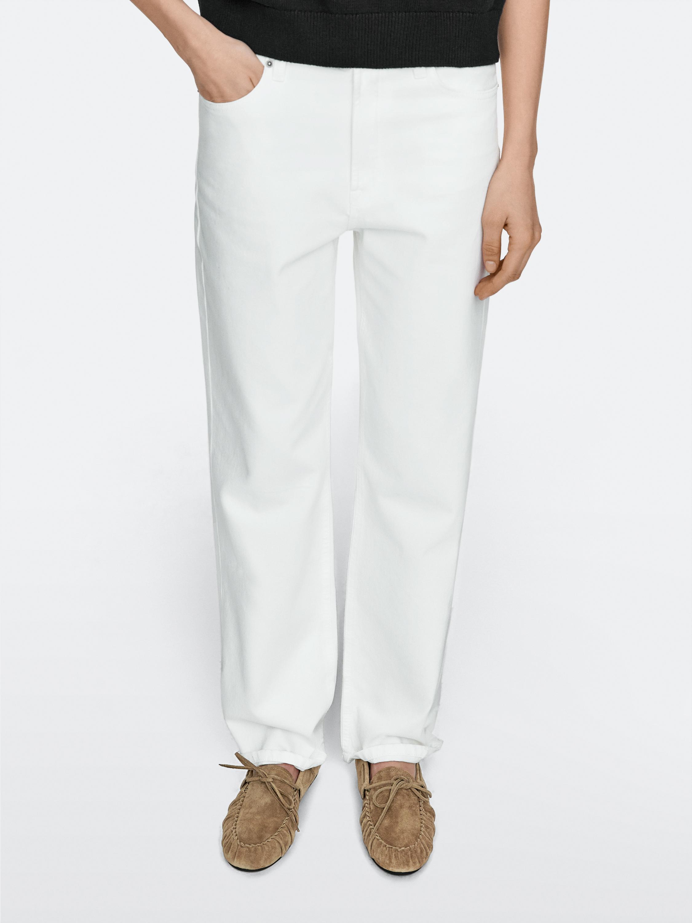 Soft leather loafers with gathered detail — MINK