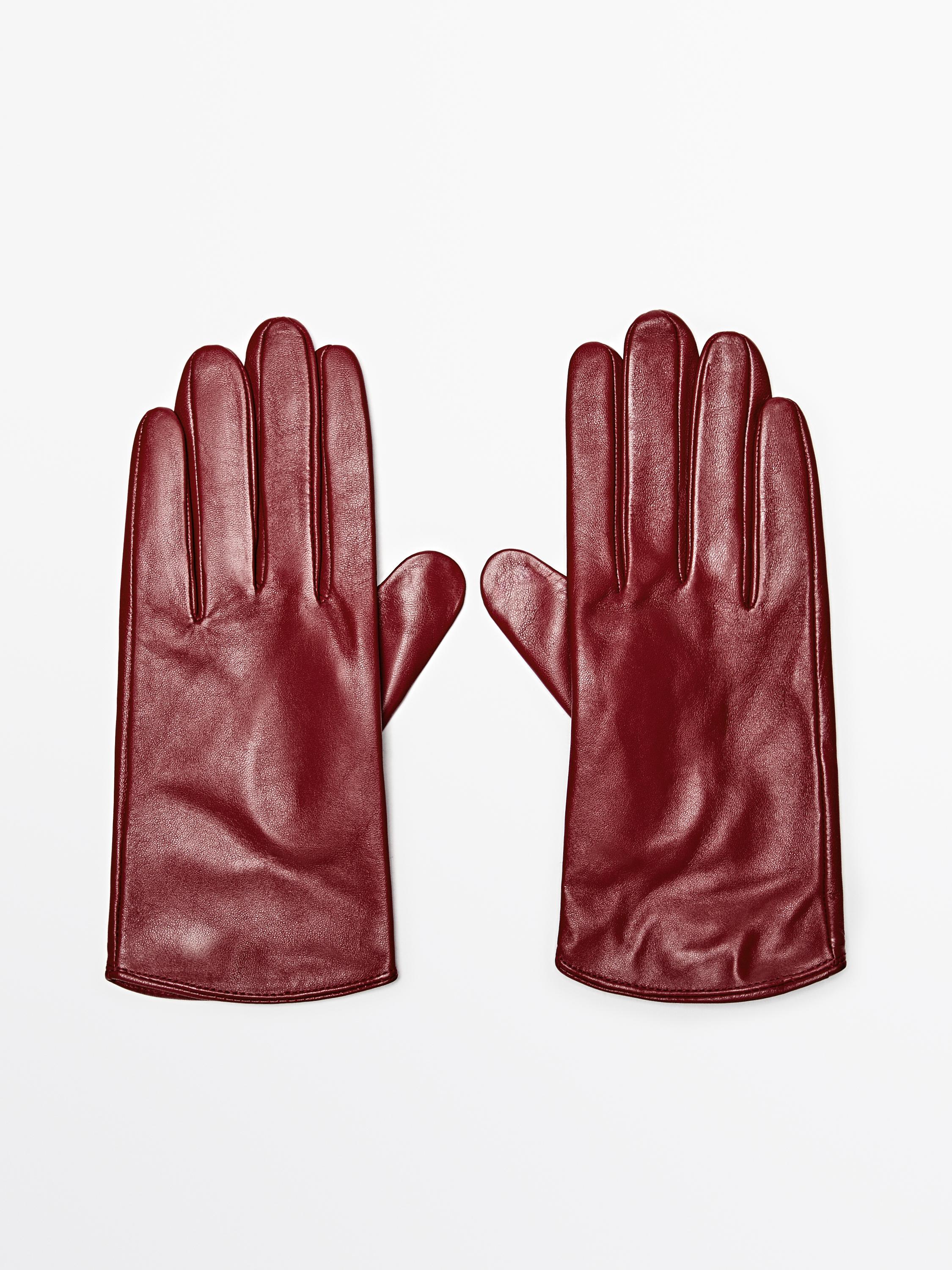 Nappa leather gloves