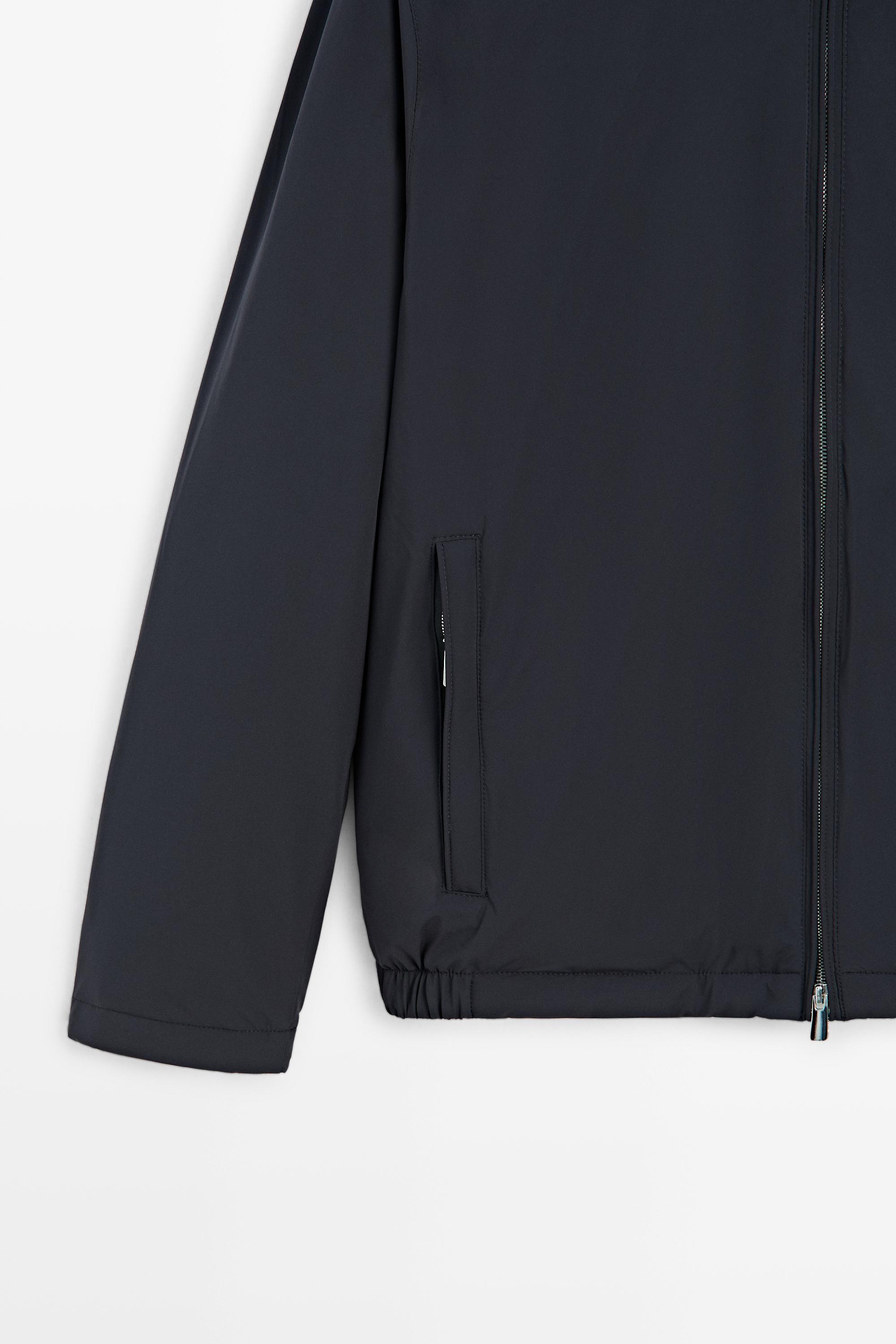 Lightweight quilted bomber jacket — Light Blue