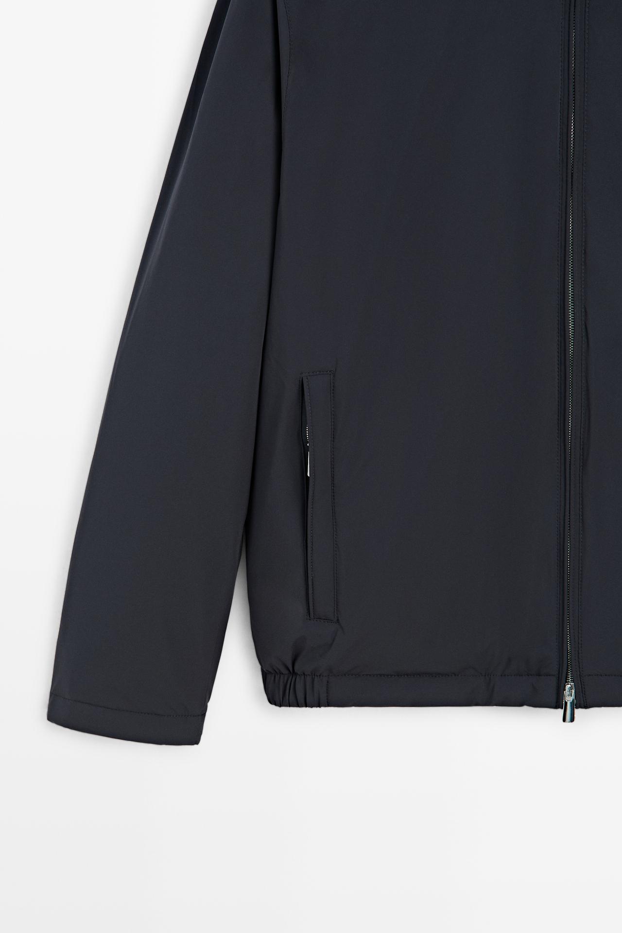 Lightweight quilted down bomber jacket — Light Blue