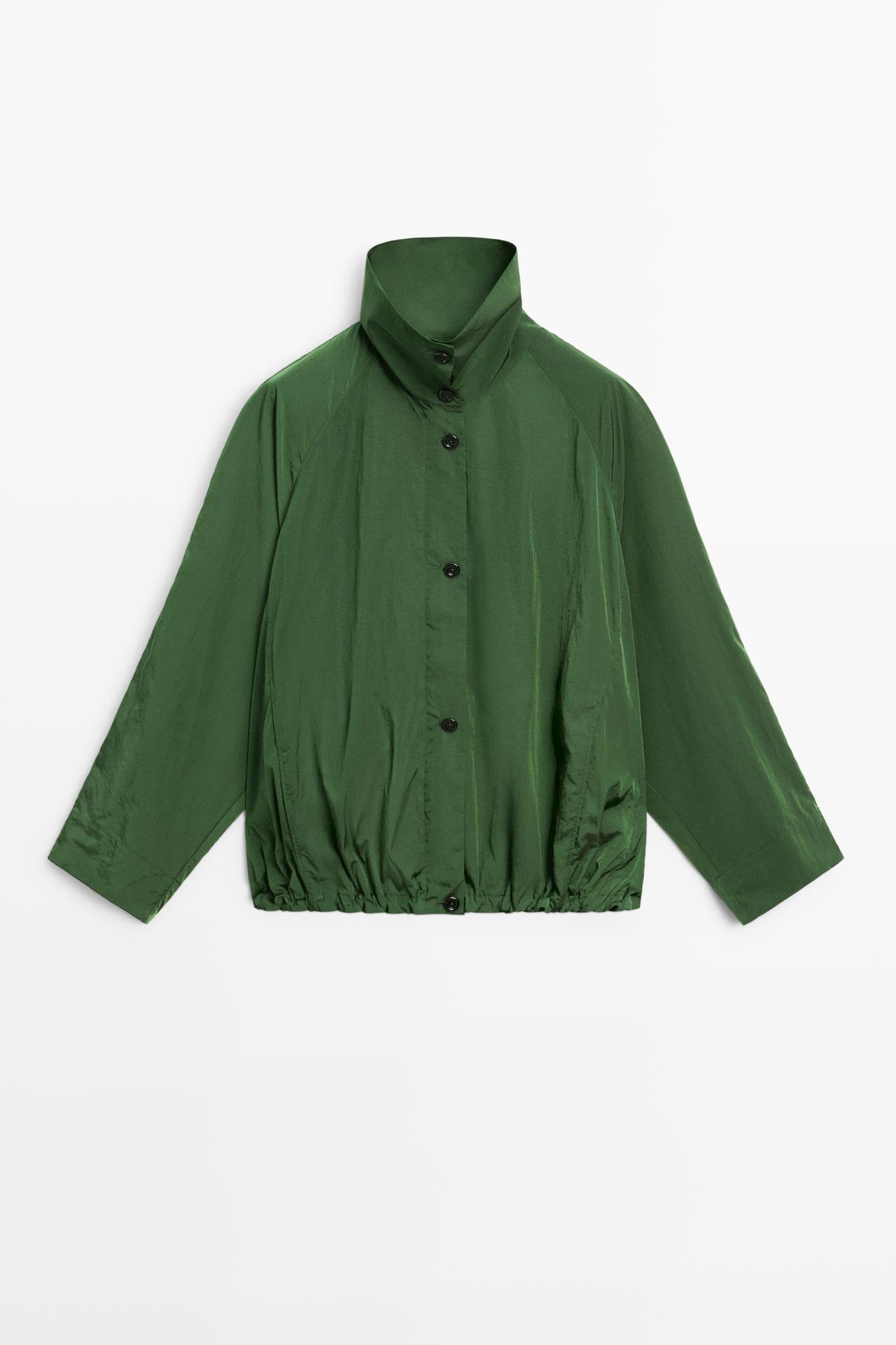Technical bomber jacket — GREEN