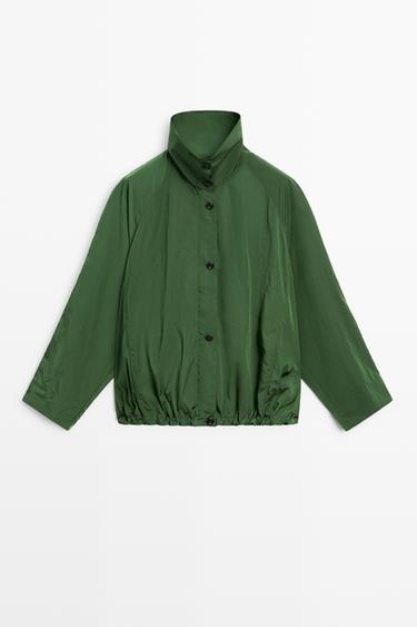 Technical bomber jacket — GREEN 2
