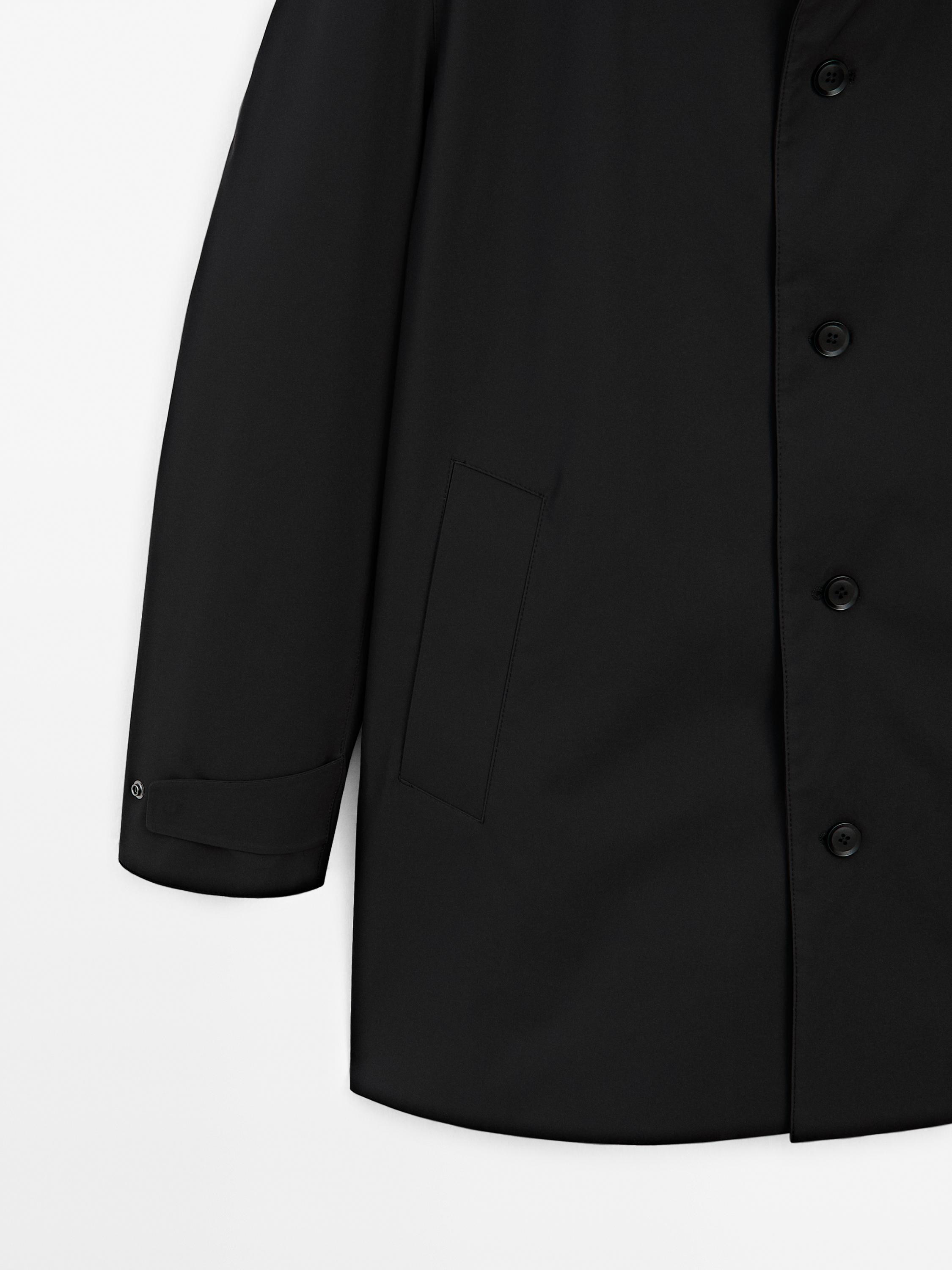 Trench in tessuto water repellent