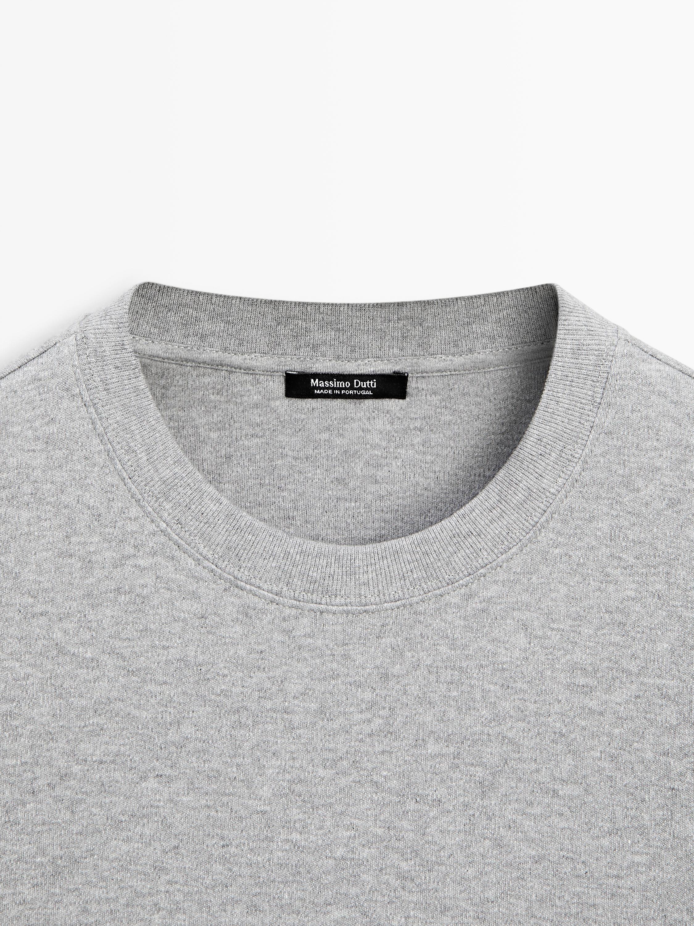 Short sleeve interlock T-shirt — Medium Grey