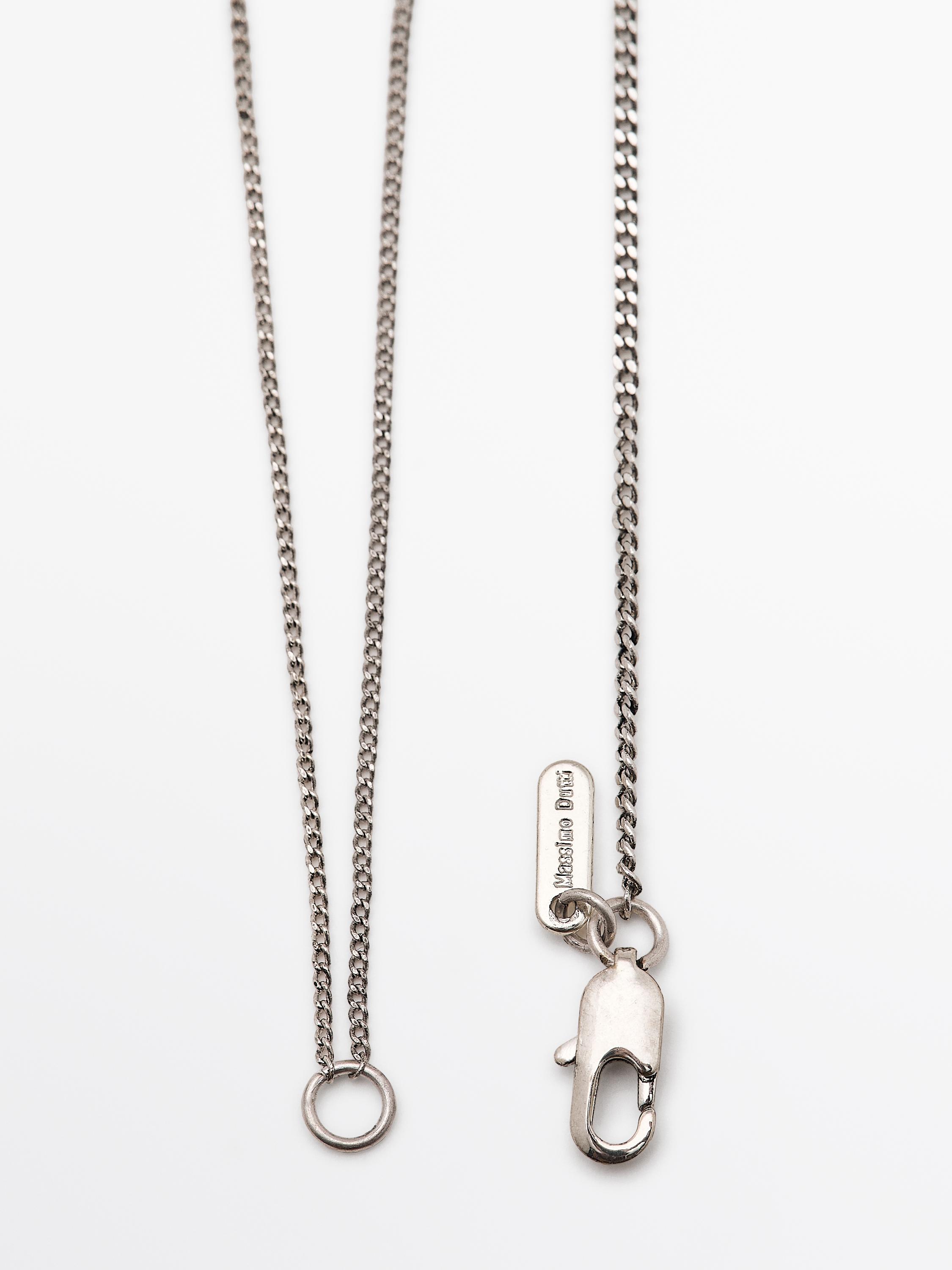 Contrast ceramic necklace
