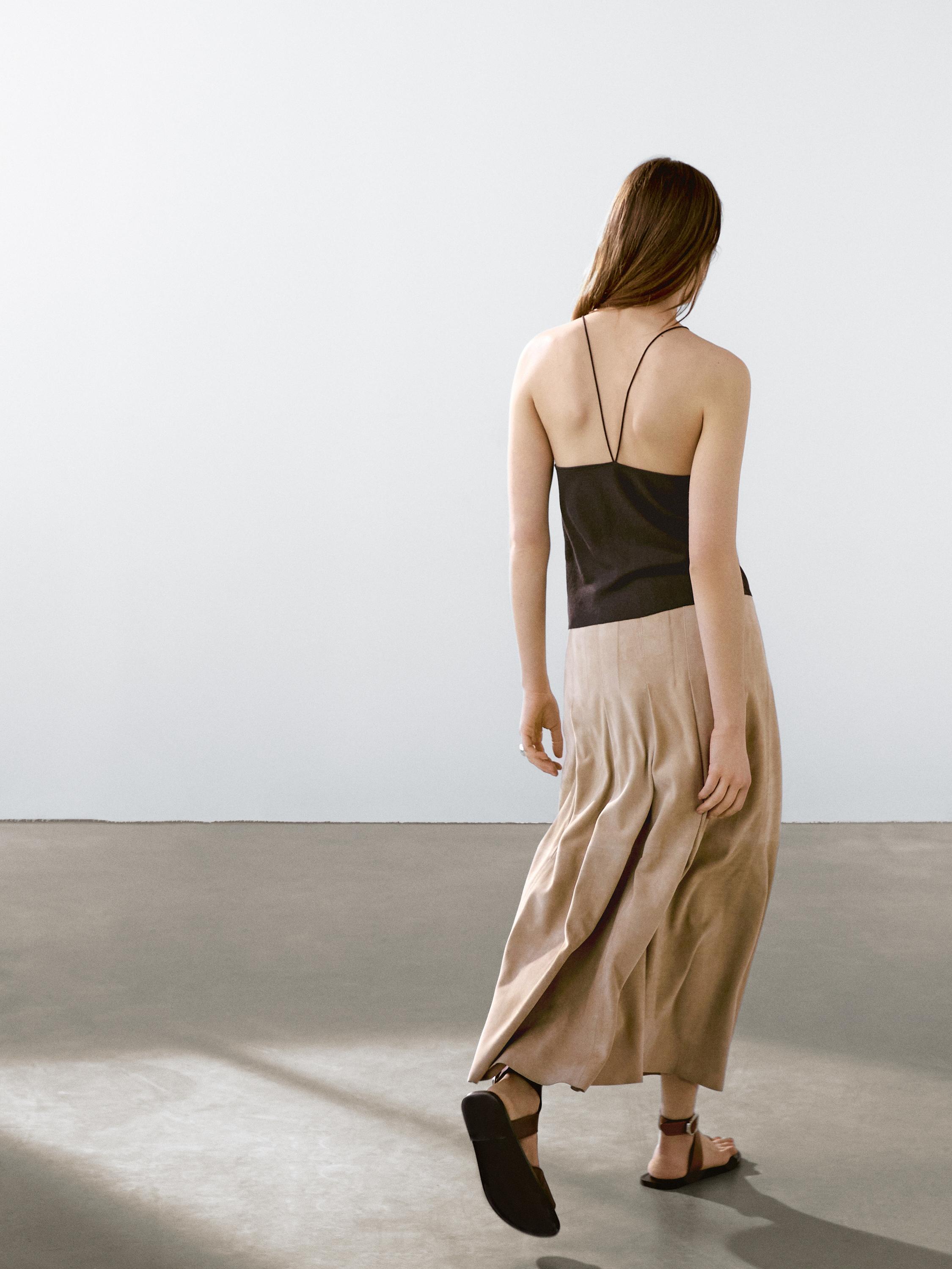 Textured strappy top