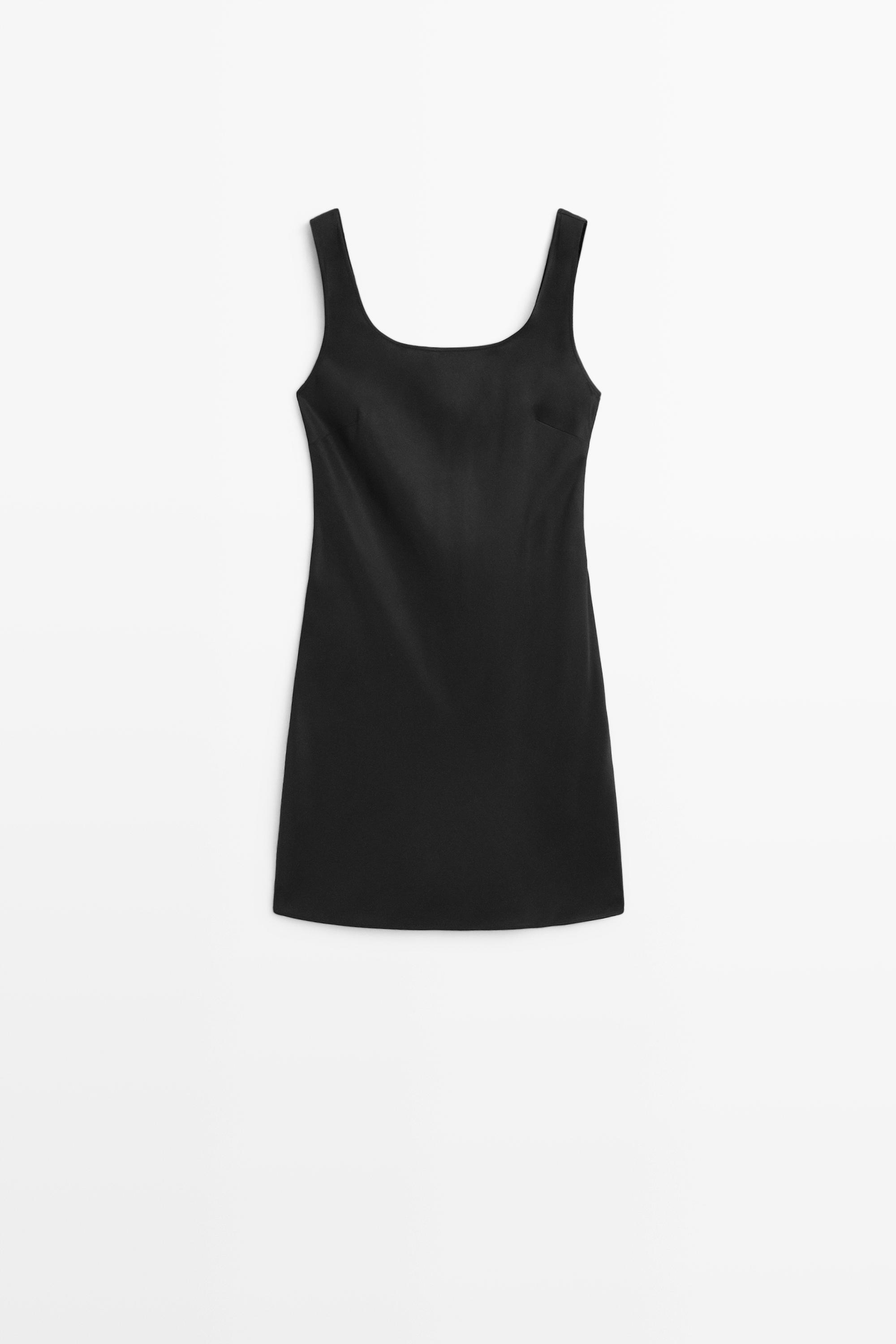Flowing short strap dress