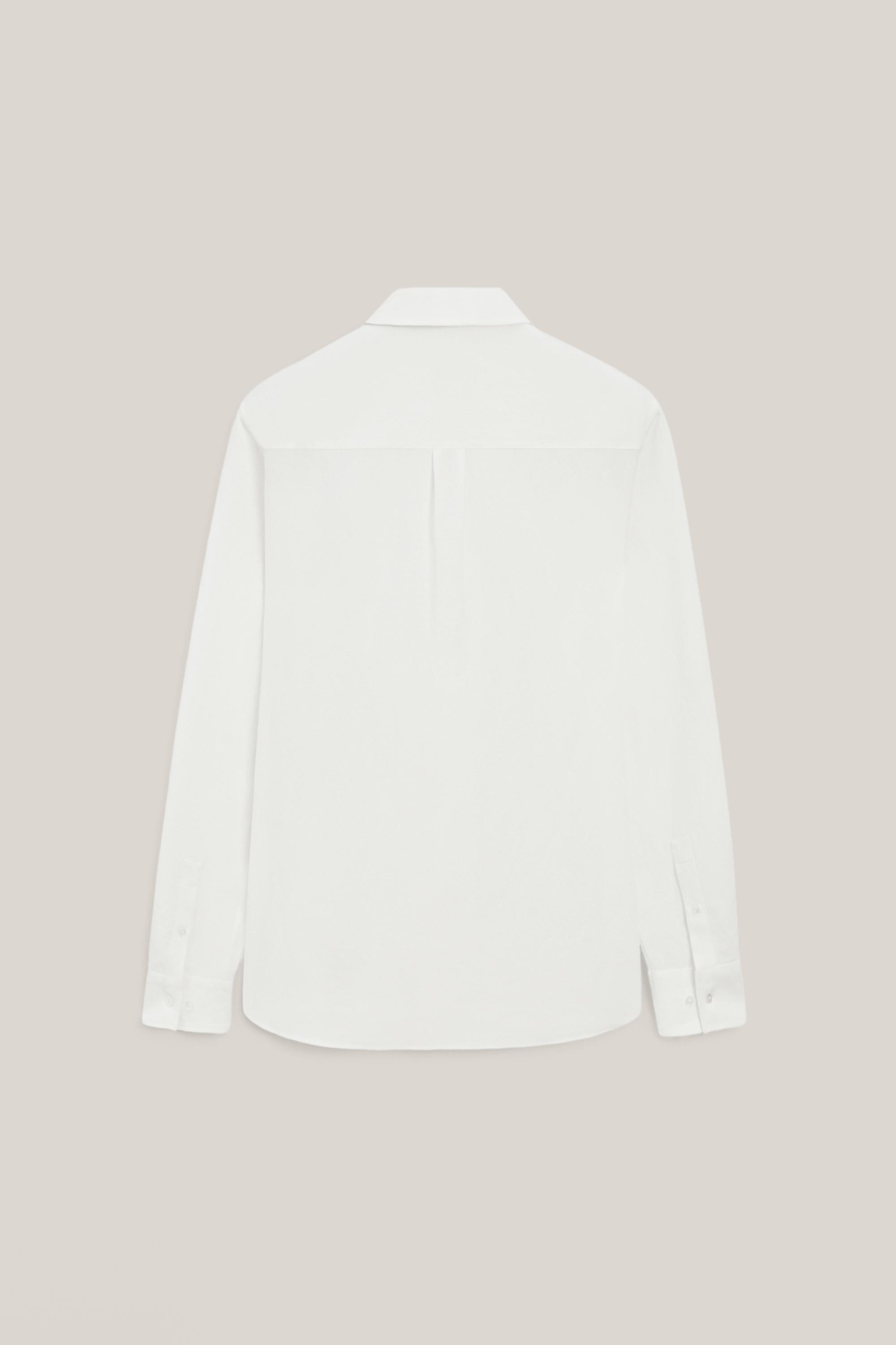 Linen blend shirt - LIMITED EDITION — WHITE