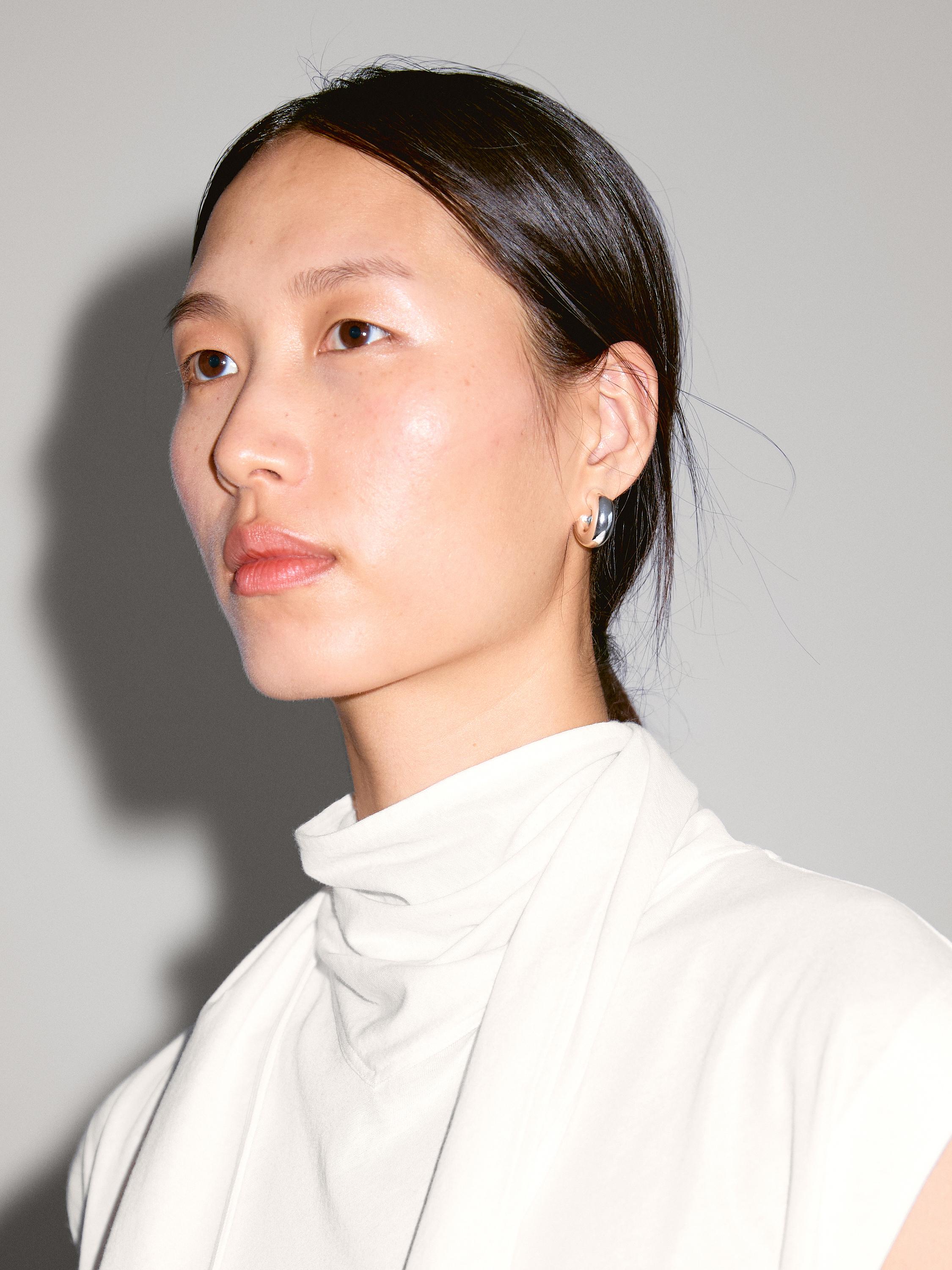 Top with tied neck detail