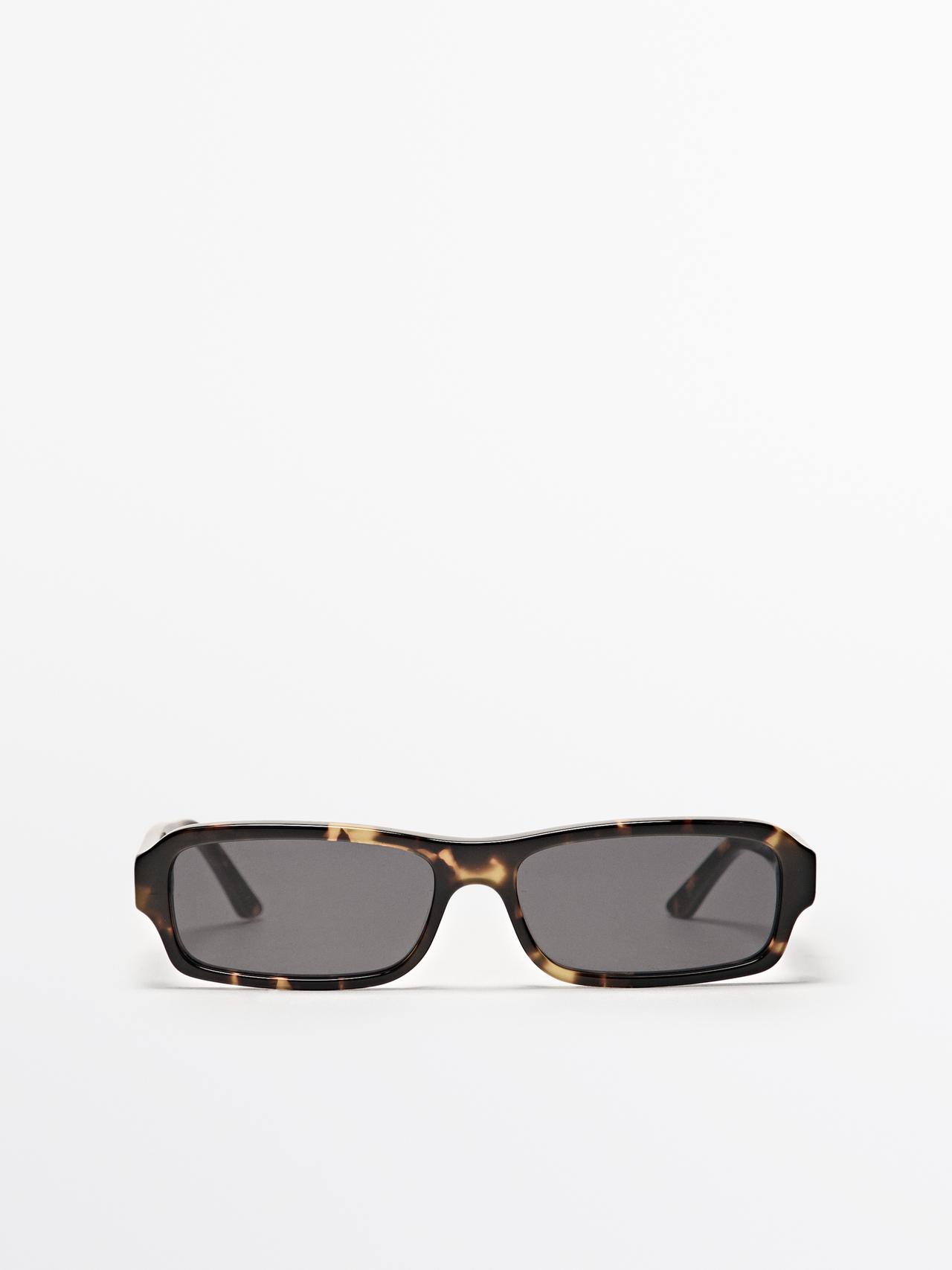 Massimo Dutti - Dame - Aflange Solbriller - Brun - 01