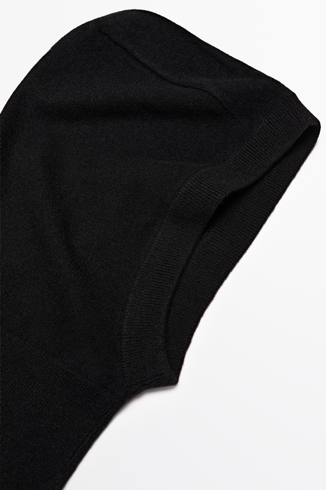 100% cashmere balaclava — BLACK