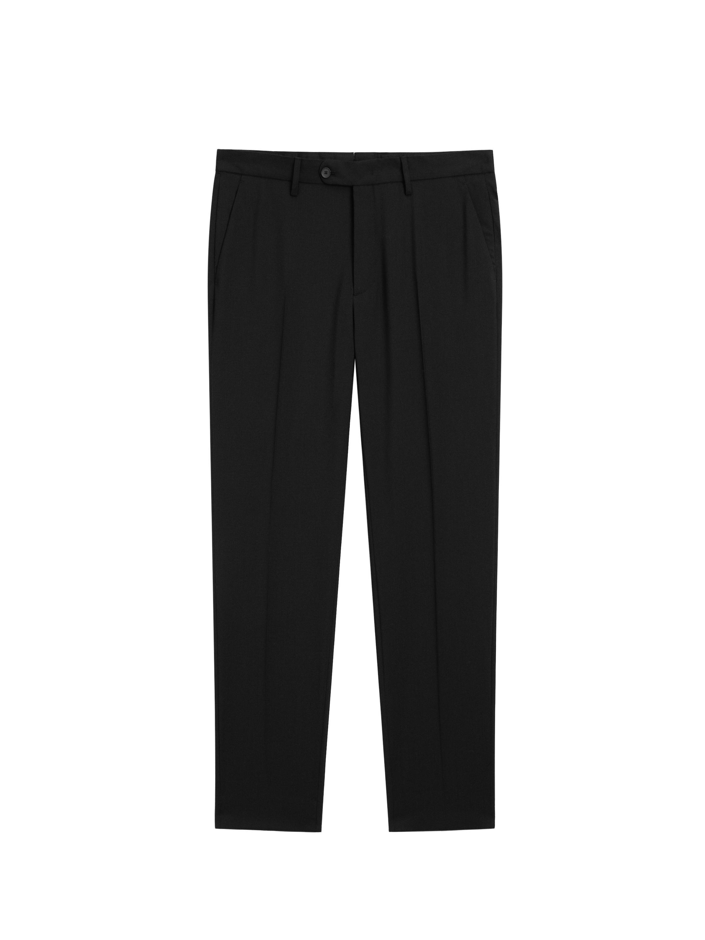 100% wool suit pants · Black · Suit | Massimo Dutti