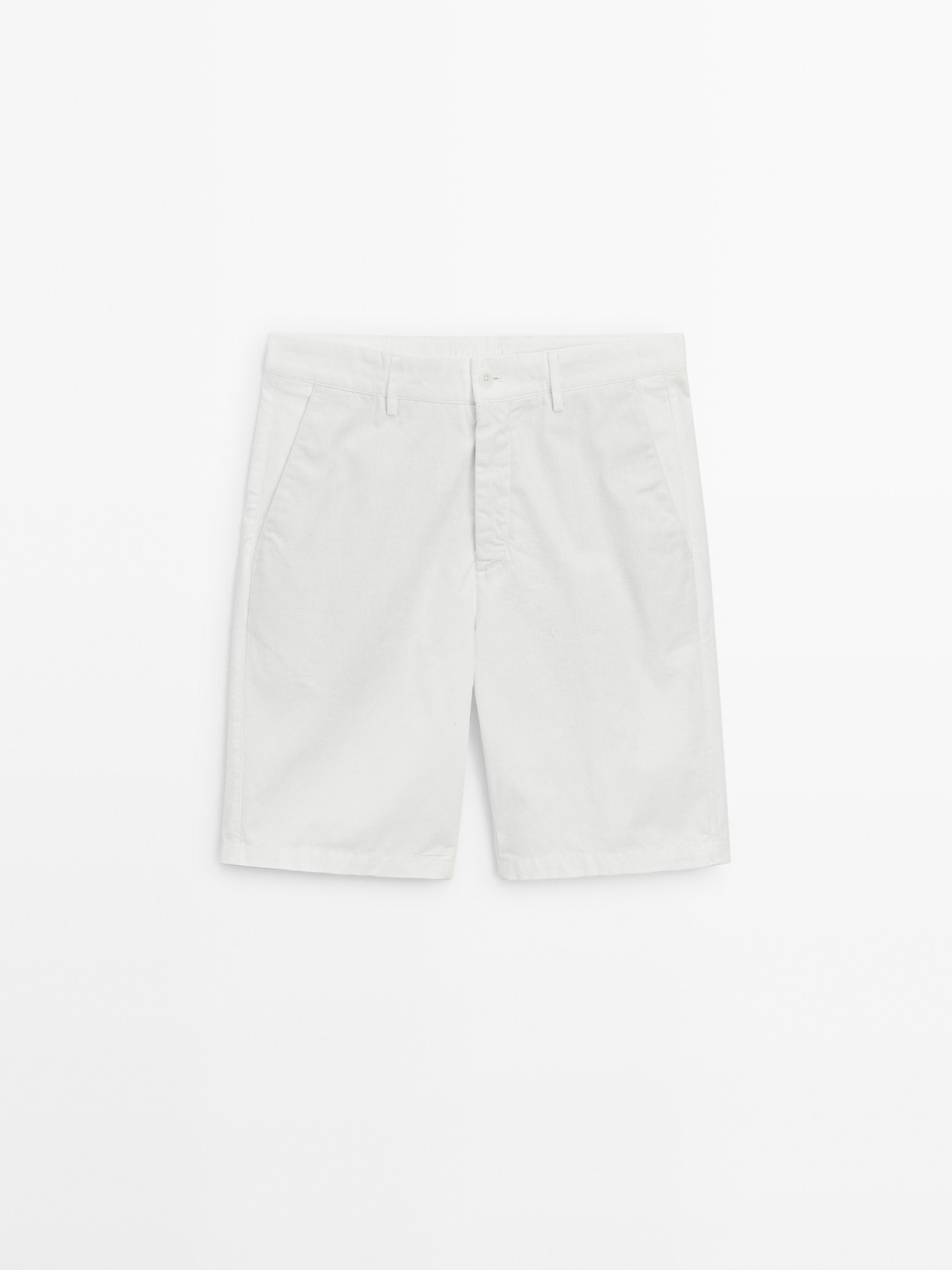 100% cotton Bermuda shorts