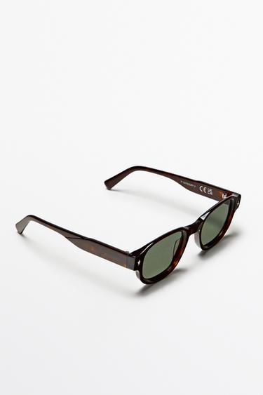 Round sunglasses — BROWN 2