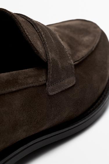 Soft leather loafer — BROWN 5