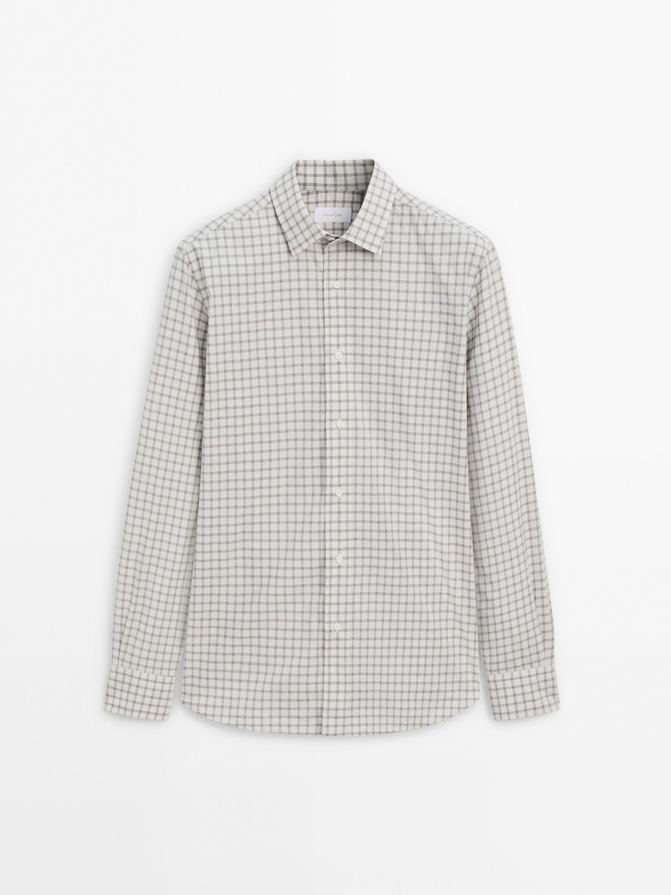 100% cotton check shirt