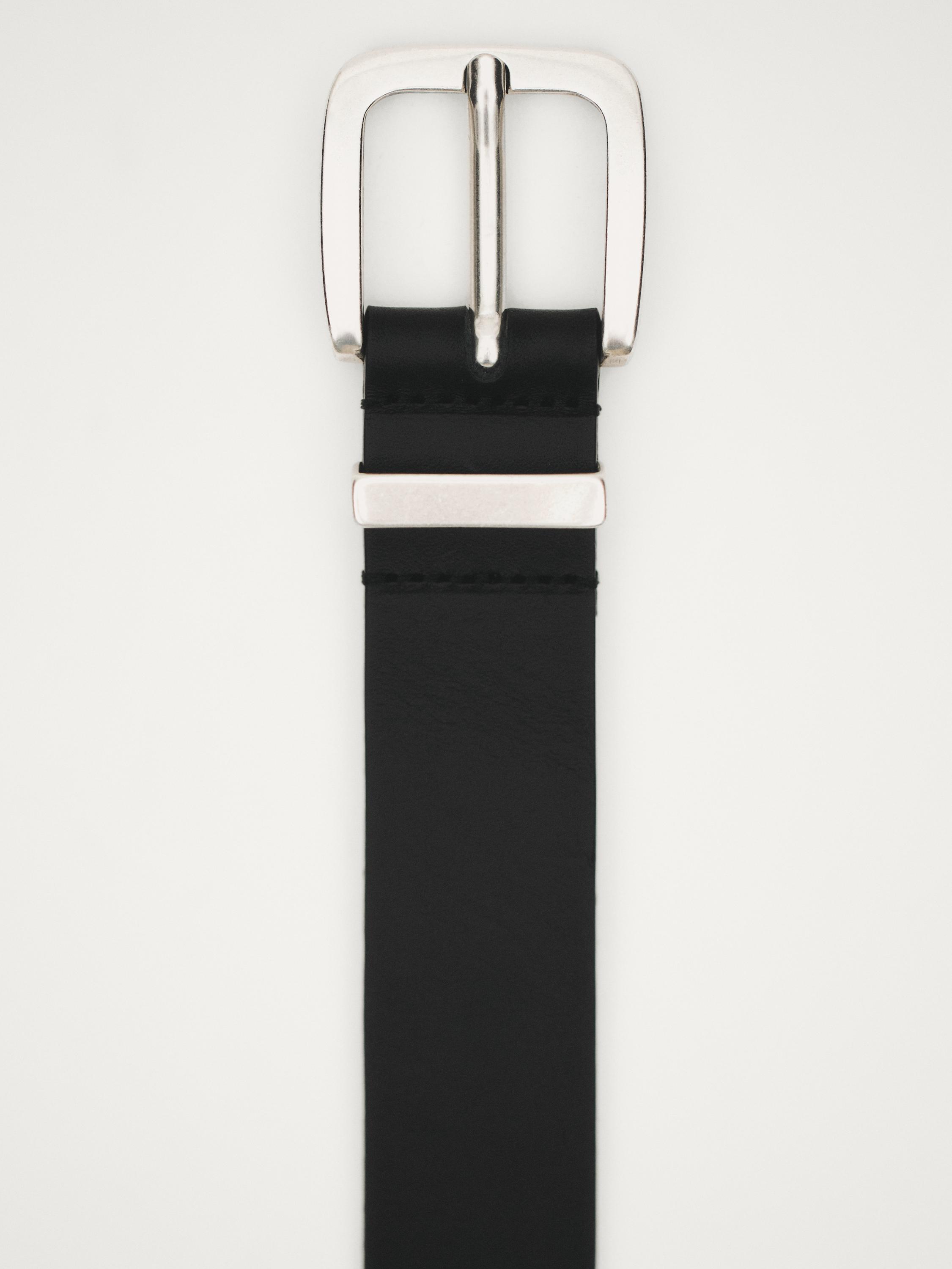 Ceinture en cuir nappa