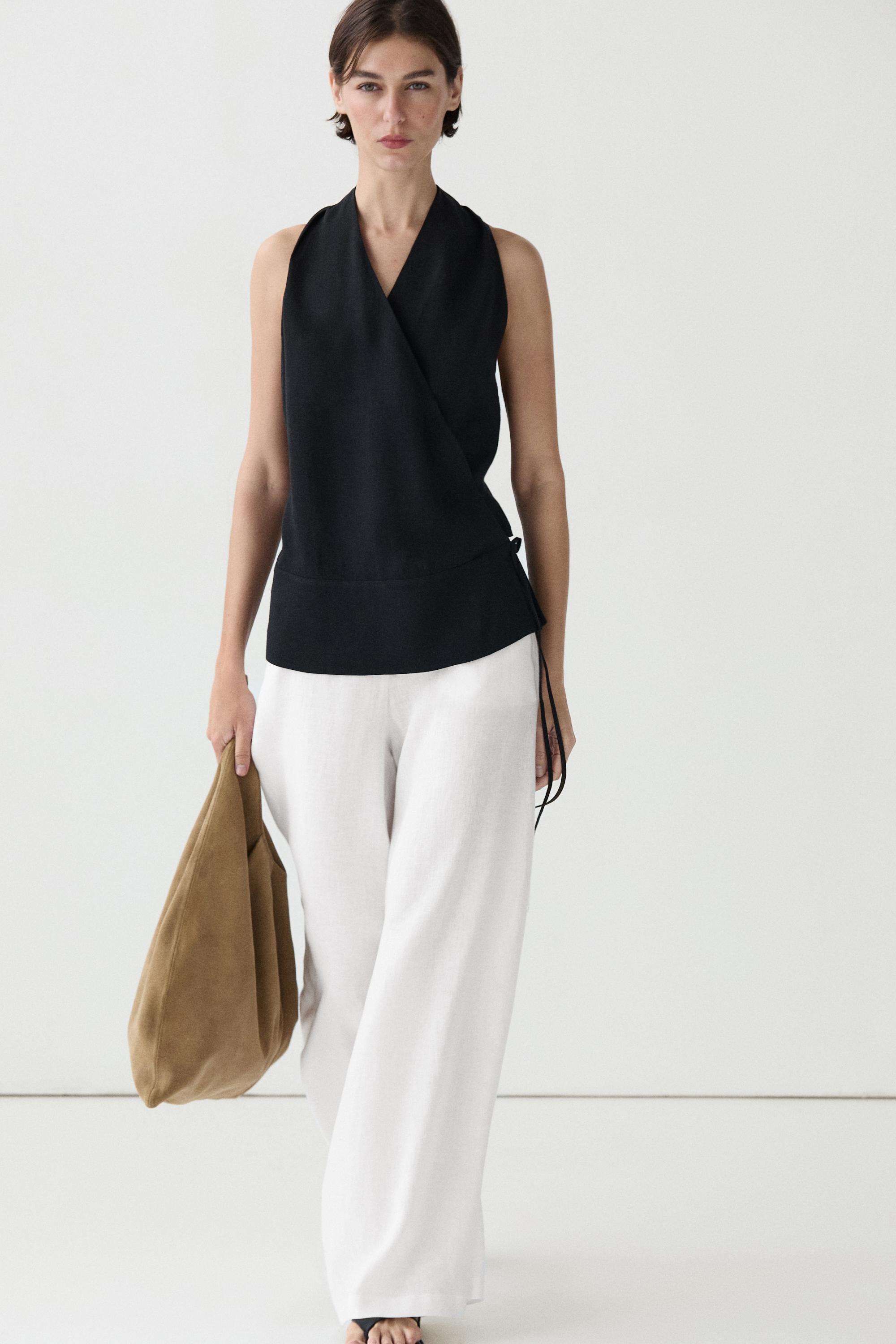 Pantalon fluide 100% lin