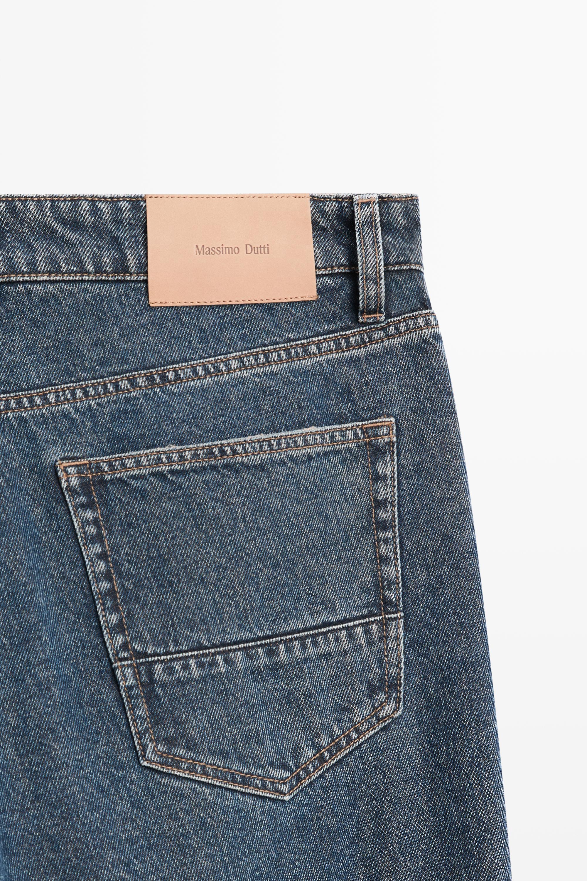 Slim fit cropped jeans — MEDIUM BLUE