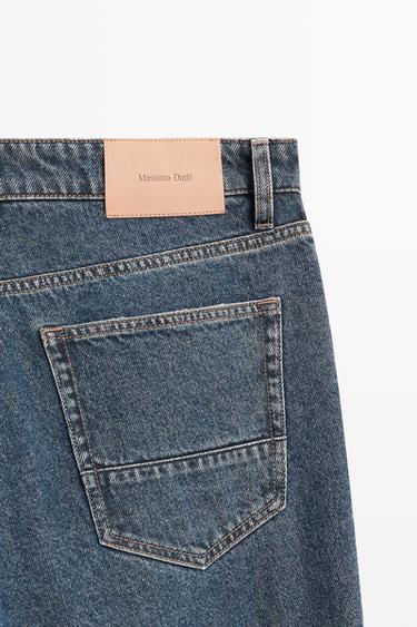 Slim fit cropped jeans — MEDIUM BLUE 7