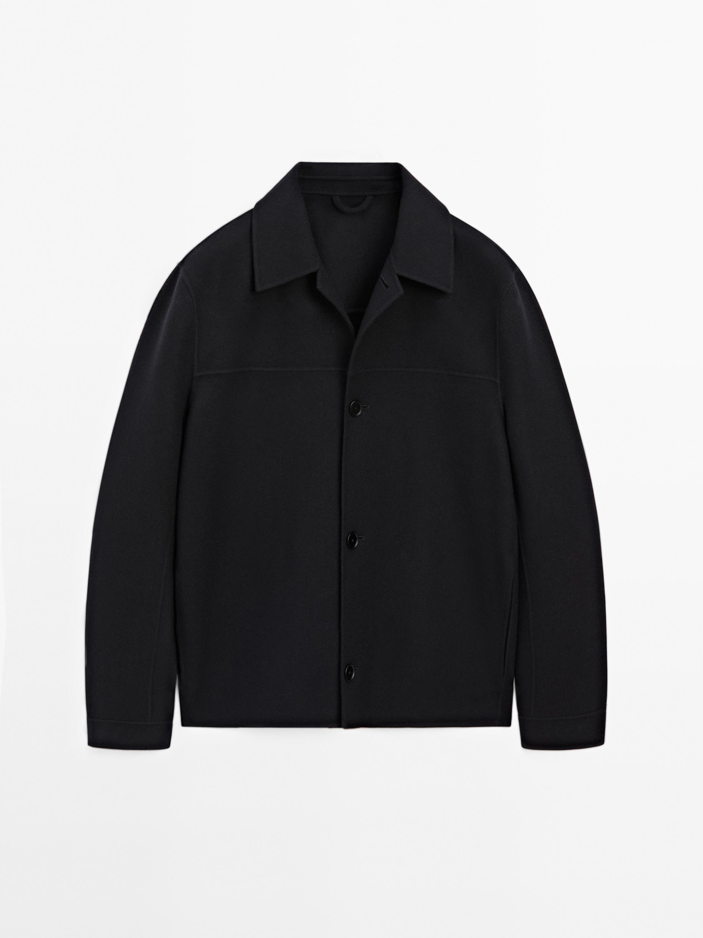 Double-layer wool jacket