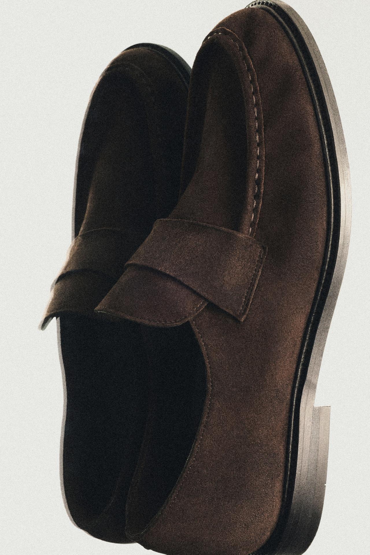 Soft leather moc toe loafer - LIMITED EDITION — BROWN