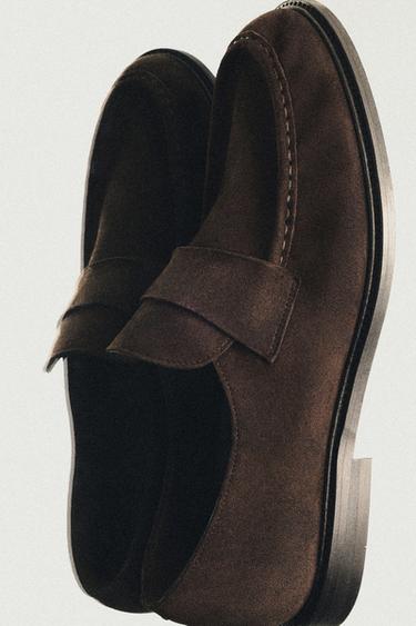 Soft leather moc toe loafer - LIMITED EDITION — BROWN 1