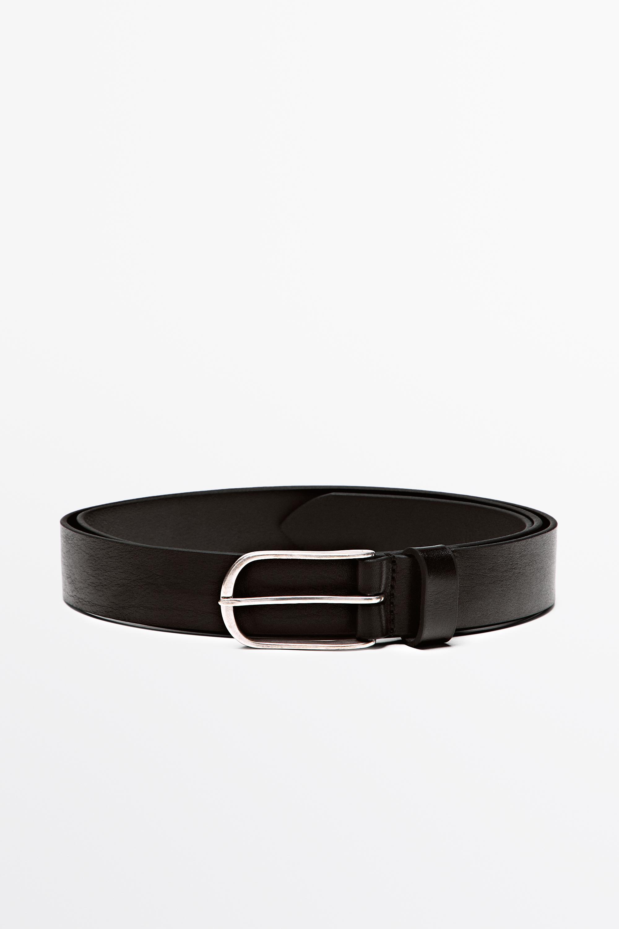 Nappa leather belt