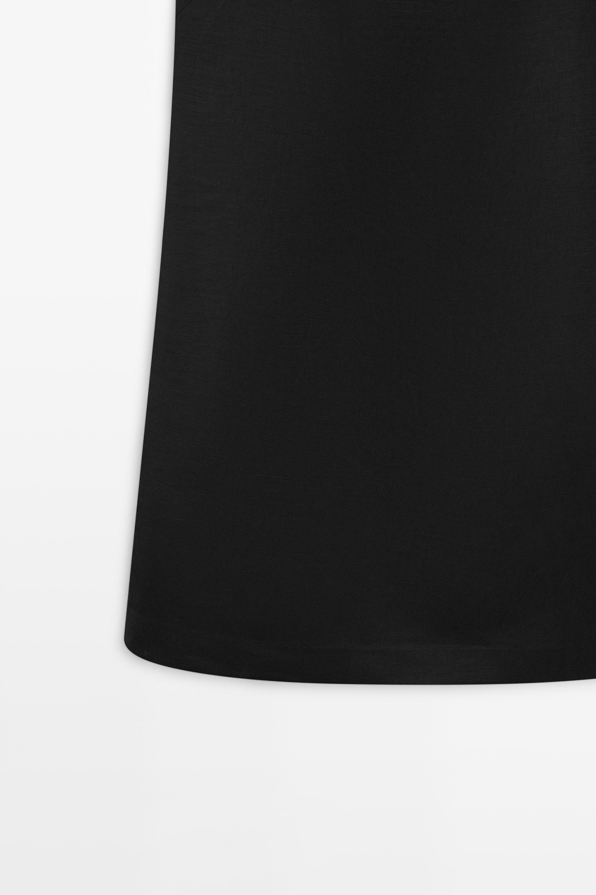 Thin strap mini dress — BLACK