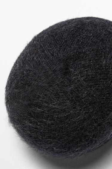 100% cashmere knit beanie — ANTHRACITE GREY 5