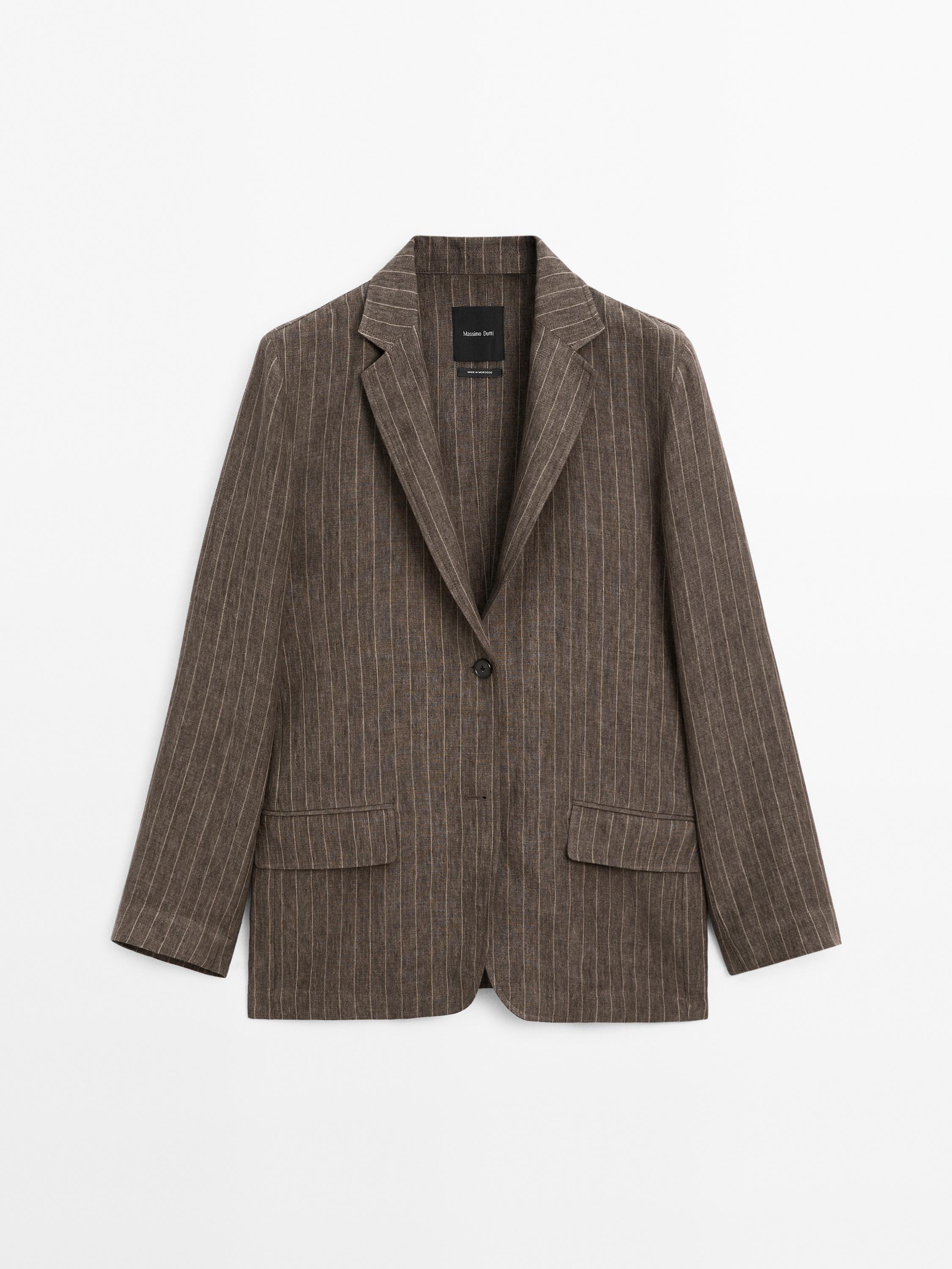 Veste de tailleur à rayures tennis