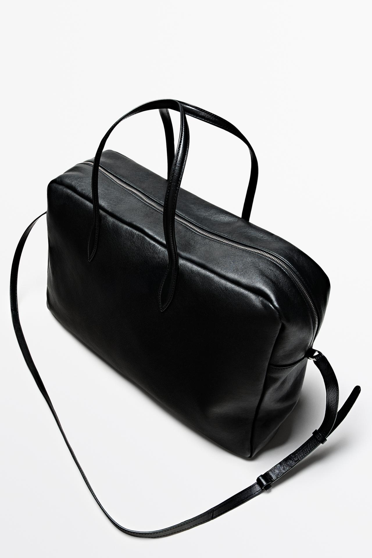 XL duffle bag in Nappa leather — BLACK