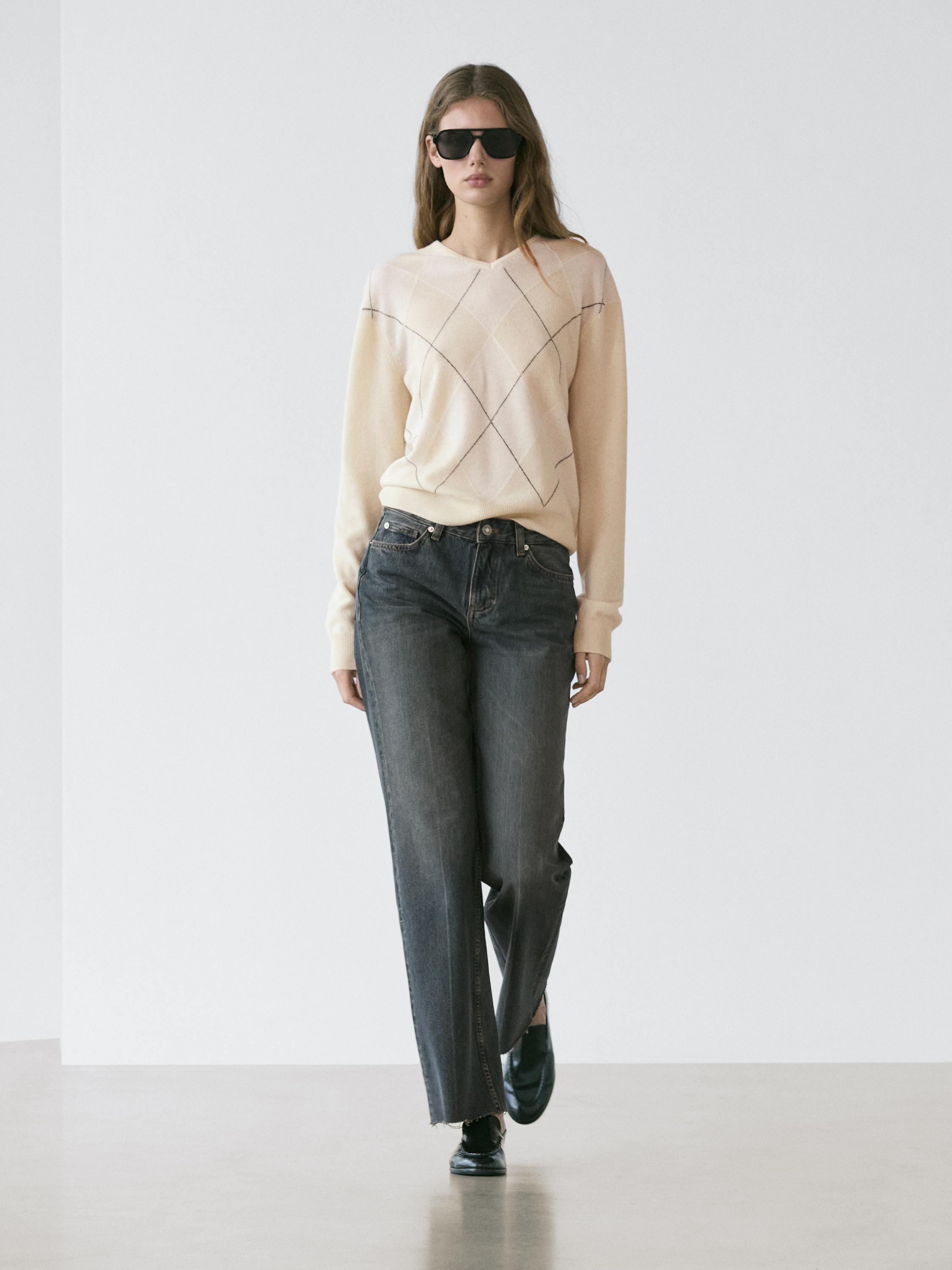 Straight-leg jeans — MEDIUM BLUE
