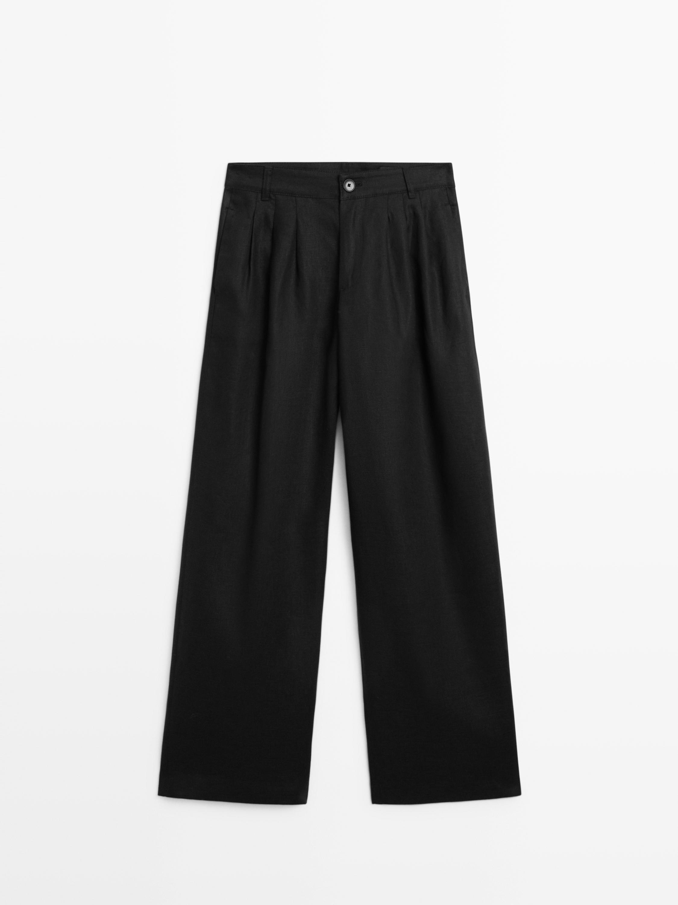 Pantalons cama ampla plecs lli - STUDIO