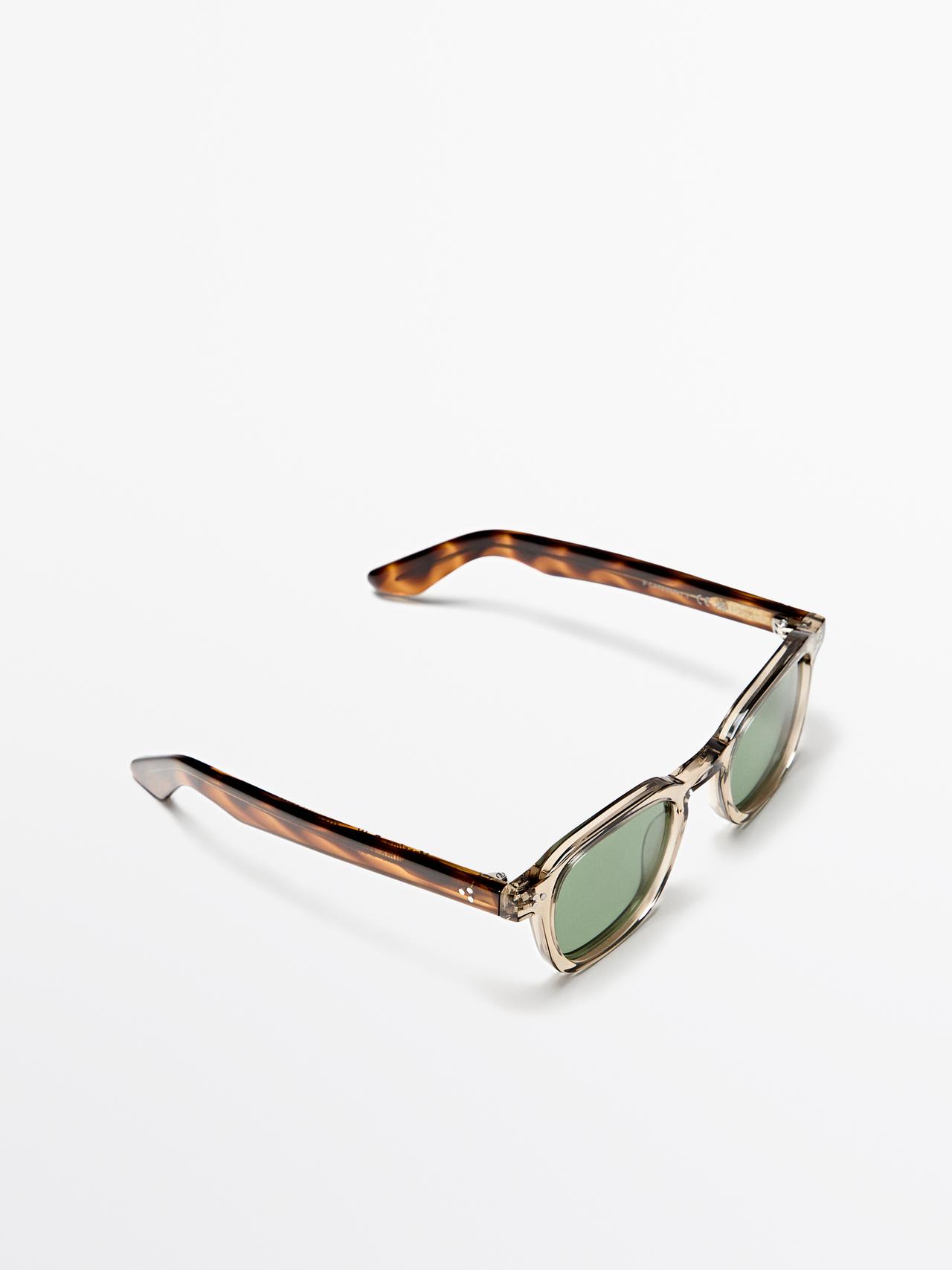 Round sunglasses — Yellow