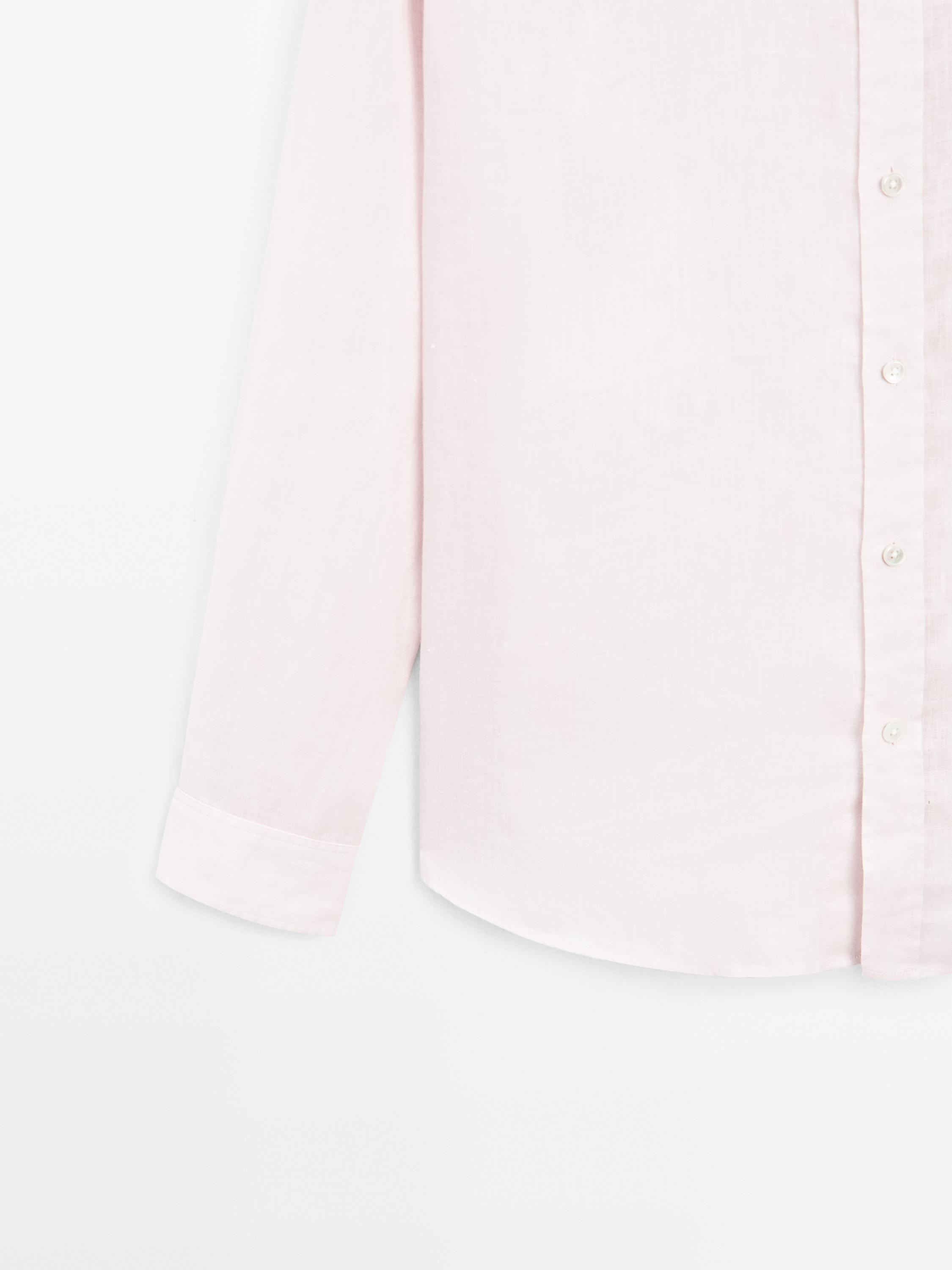 100% linen regular fit shirt