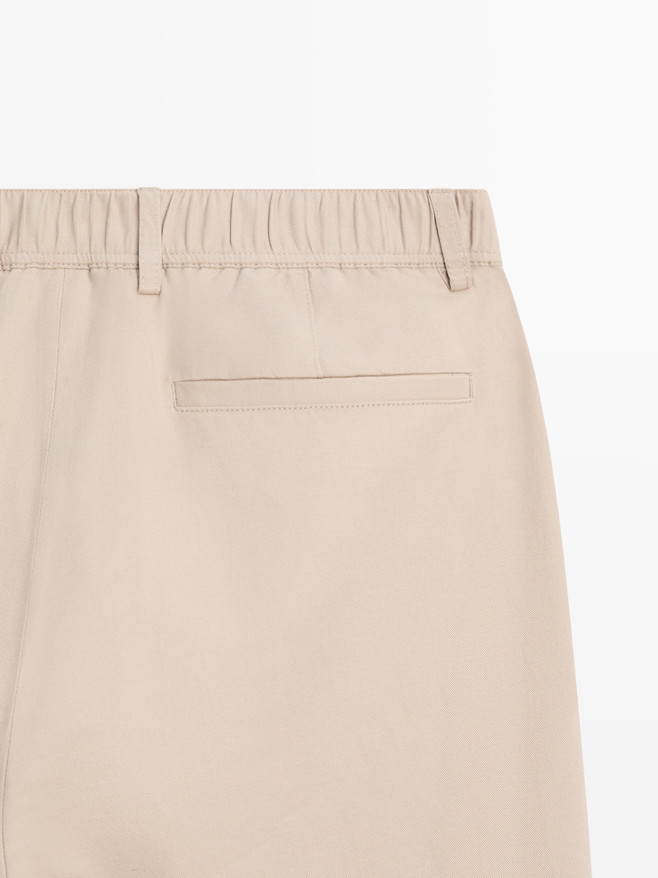 Jogger fit trousers — BEIGE
