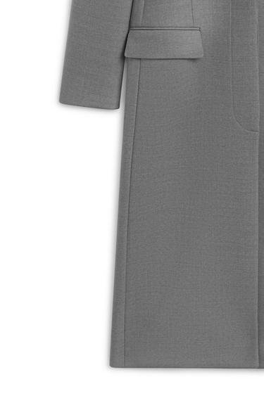 Wool blend long coat - LIMITED EDITION — GREY 8