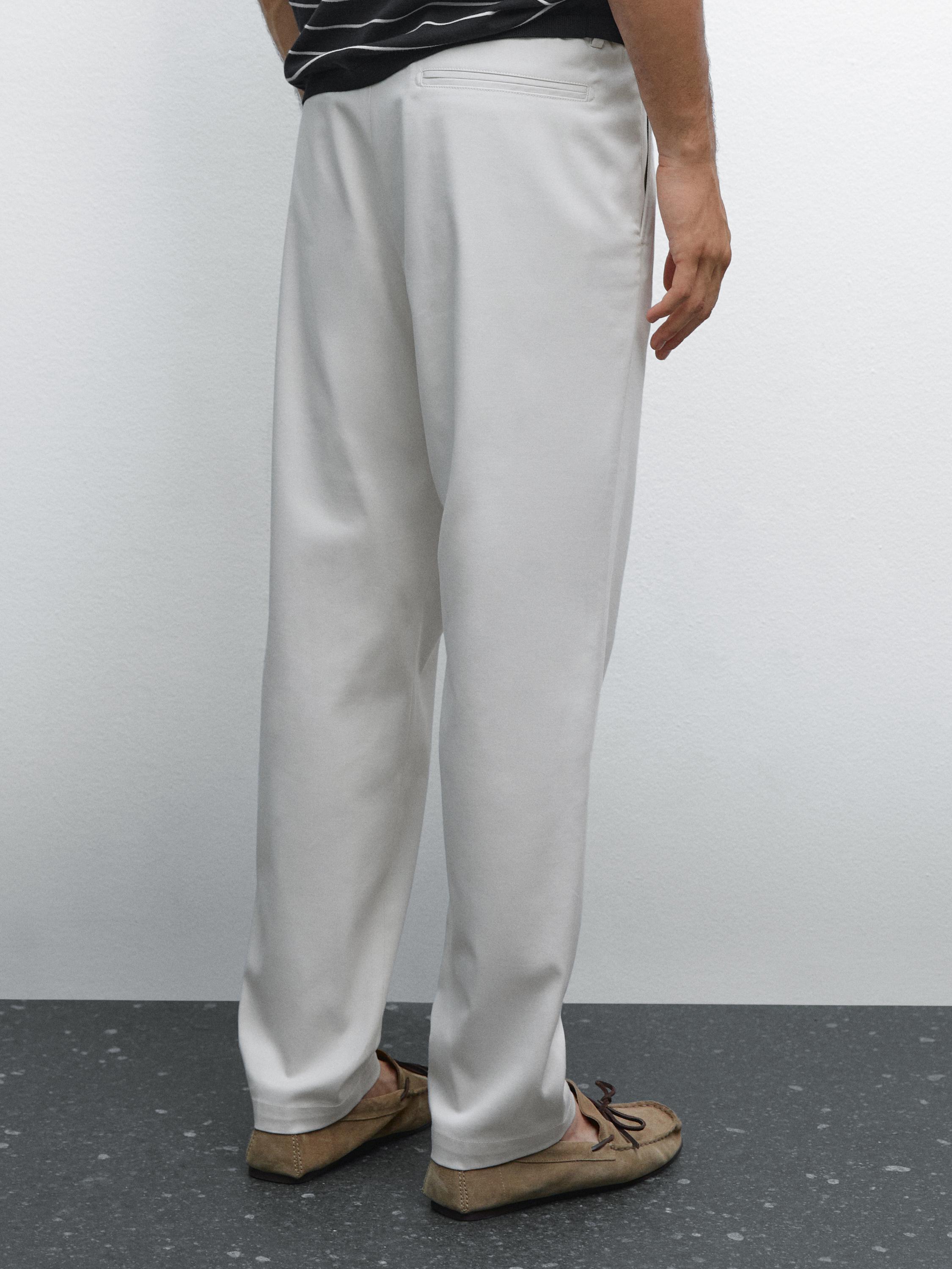 Cotton blend semi joggers