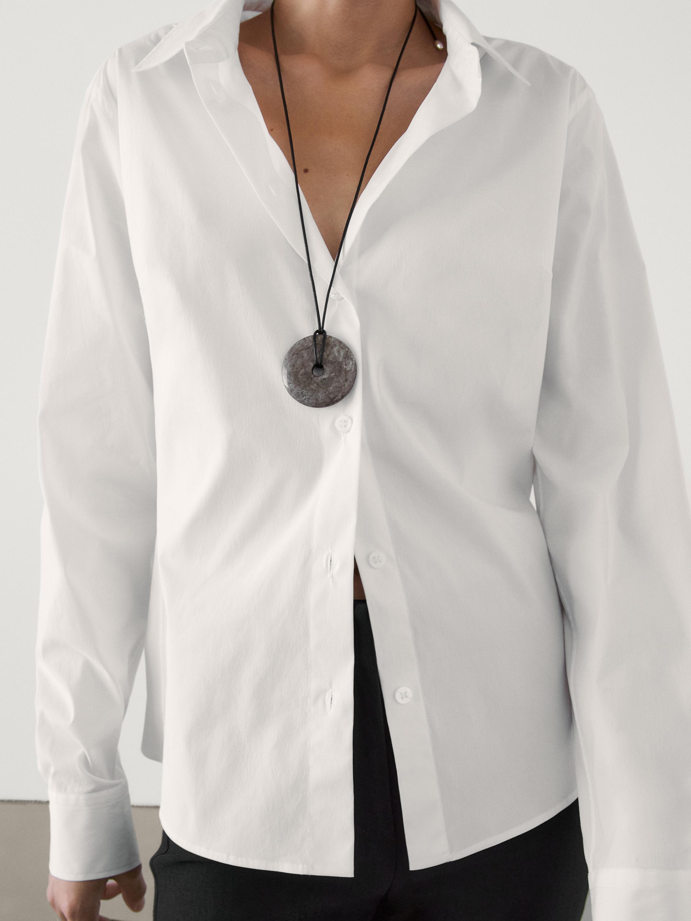 Camisas blancas para mujer Massimo Dutti