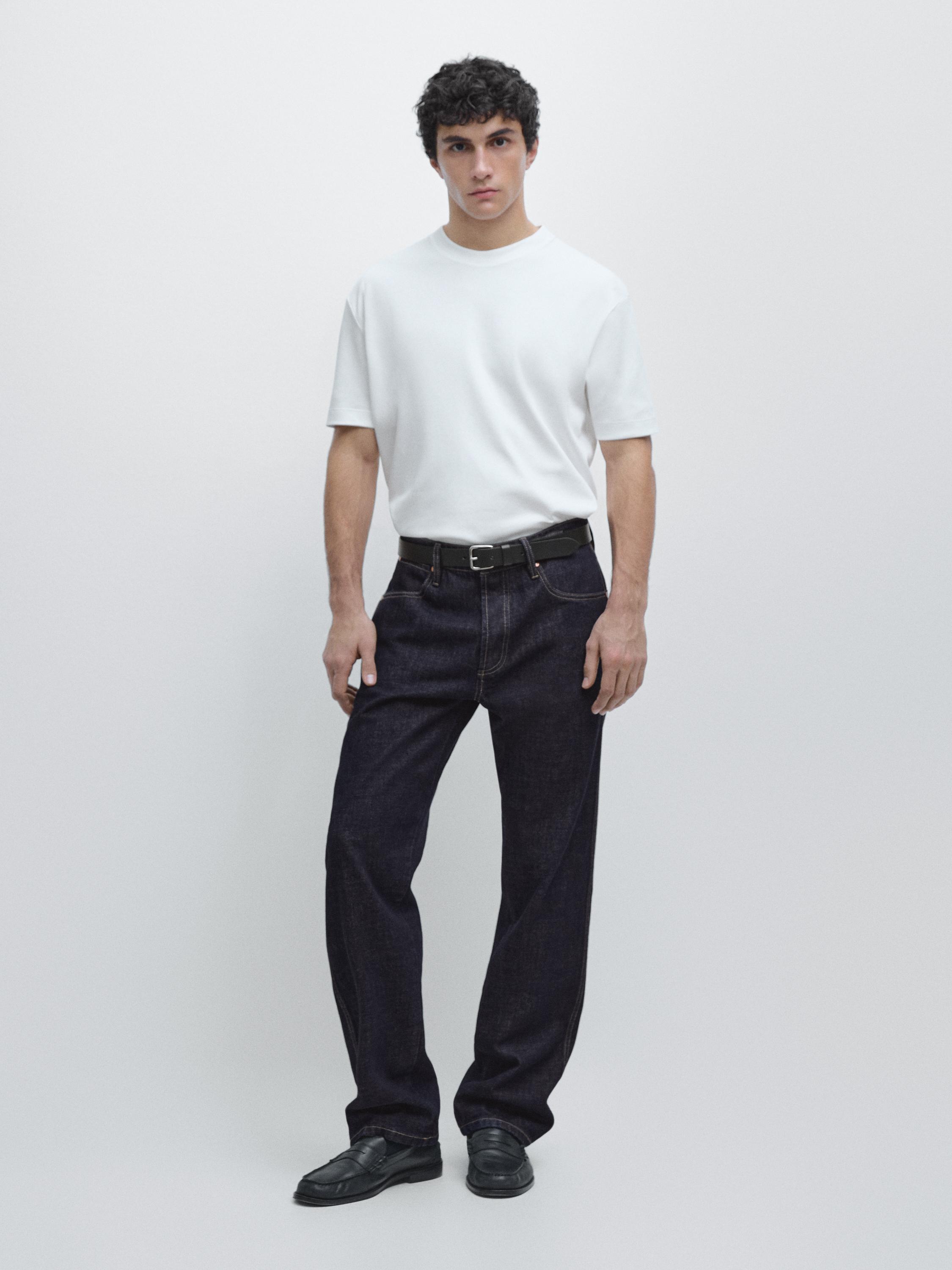 100% cotton short sleeve T-shirt — WHITE