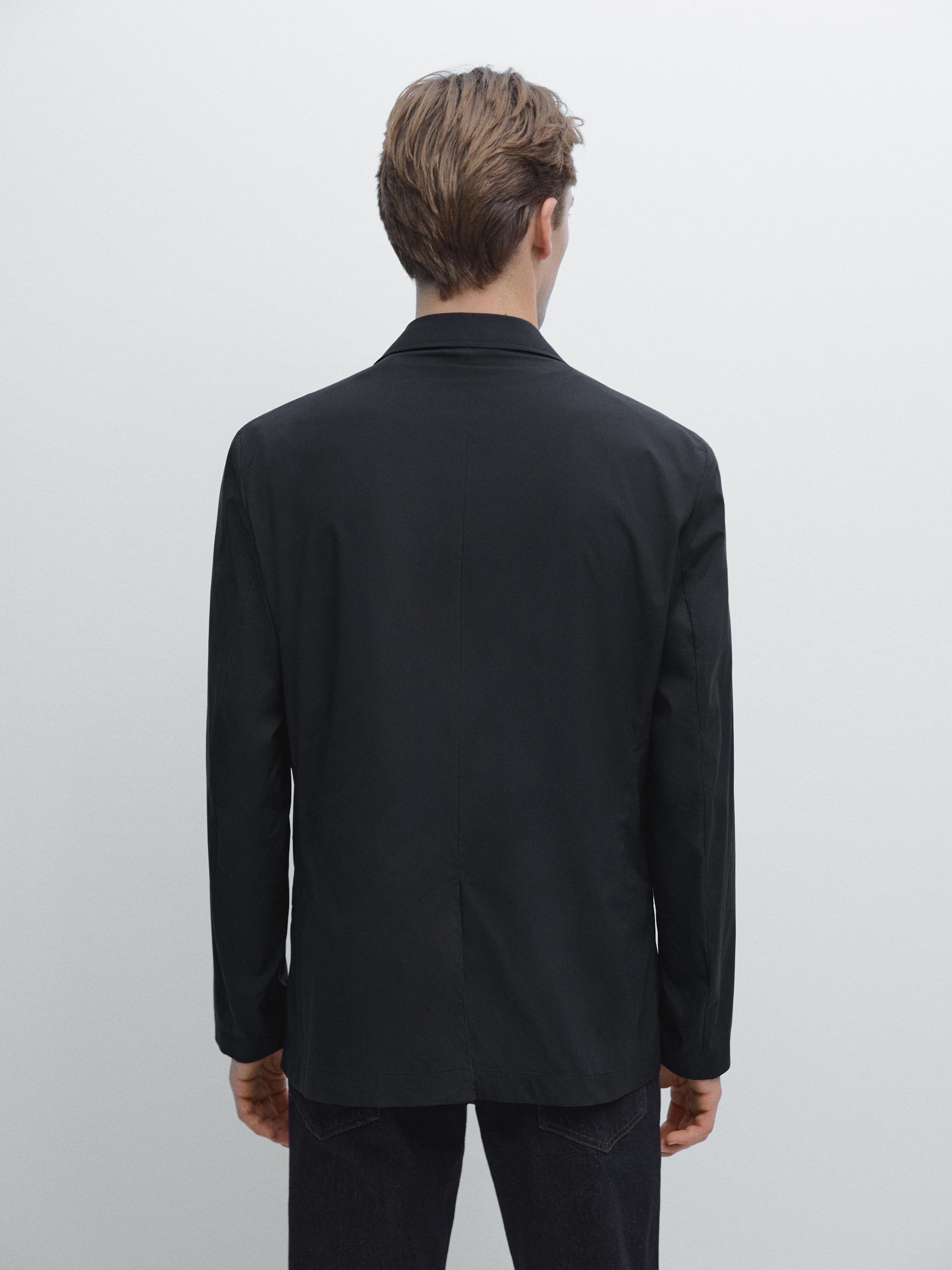 Lightweight technical blazer — NAVY BLUE