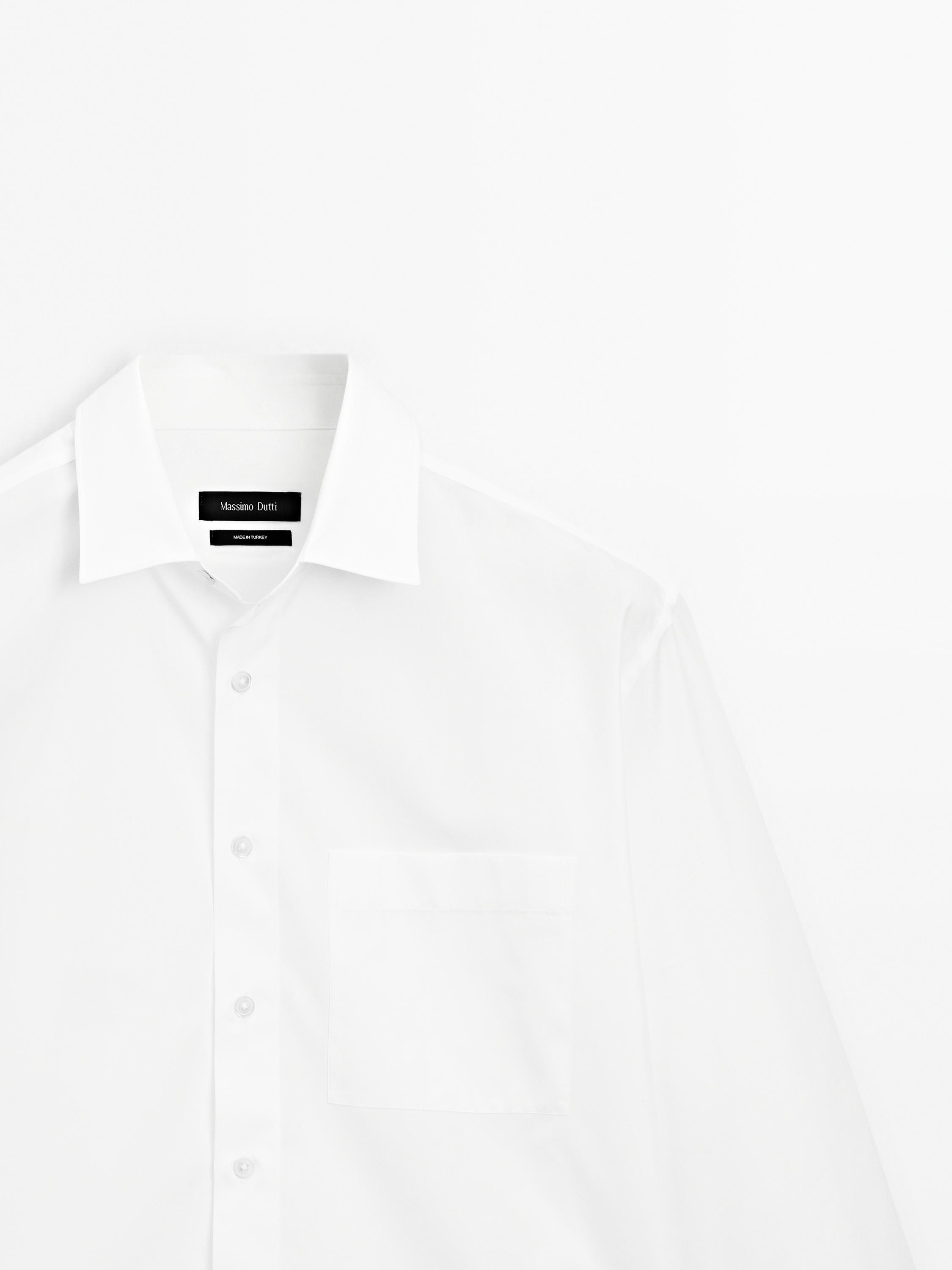 Regular-fit 100% cotton shirt