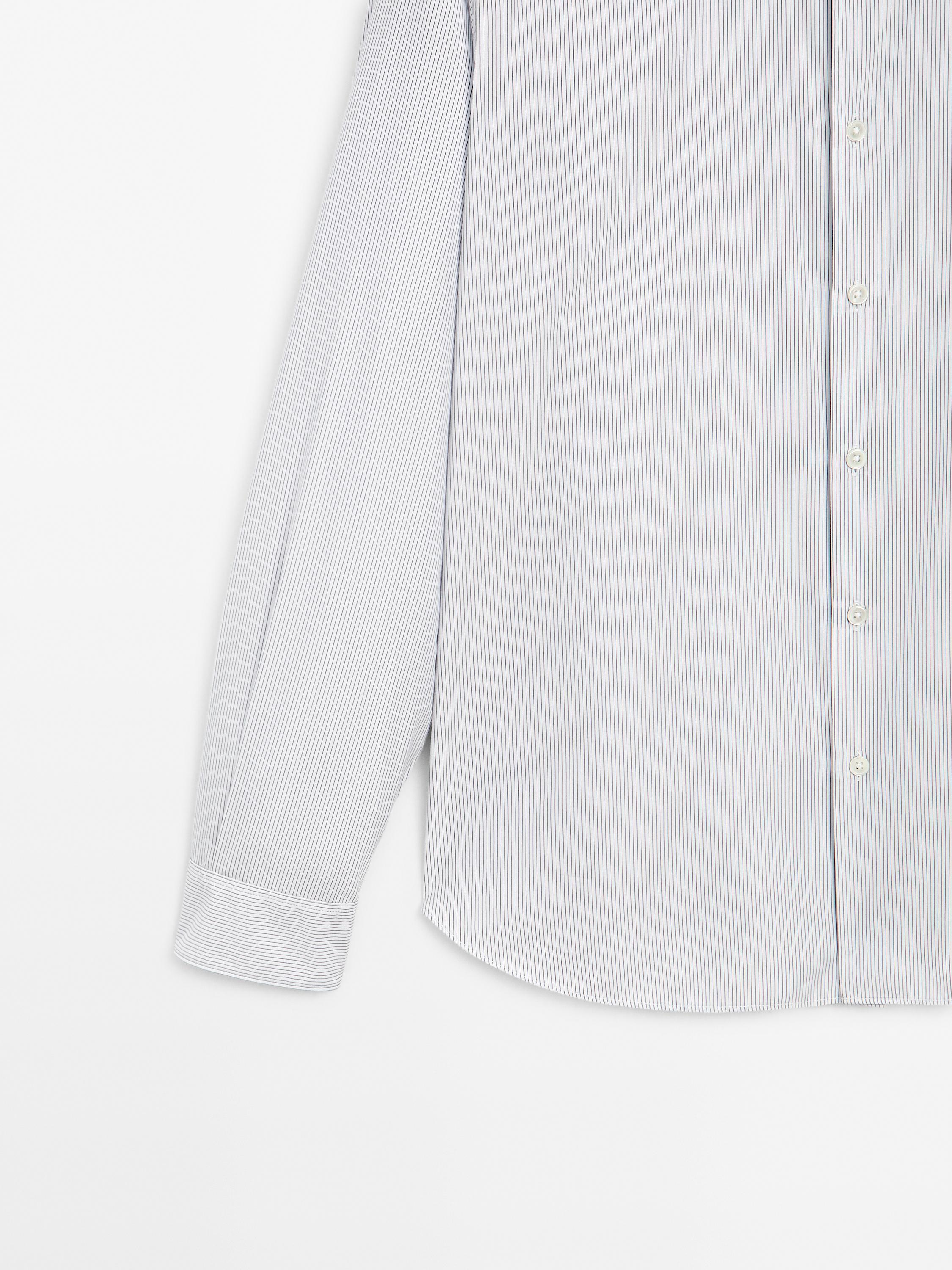 Camisa microraya regular fit