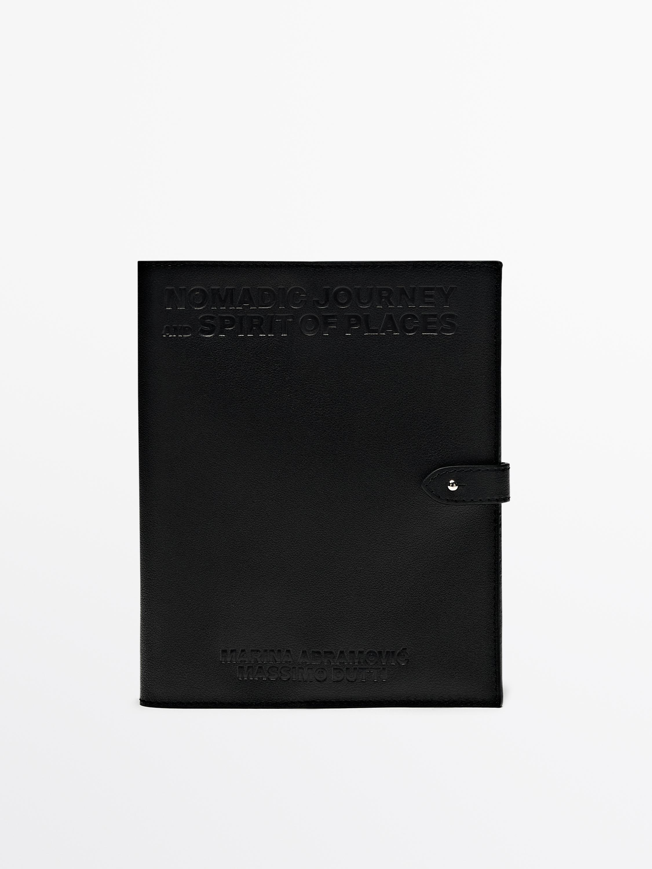 Nappa leather diary cover - Marina Abramovic