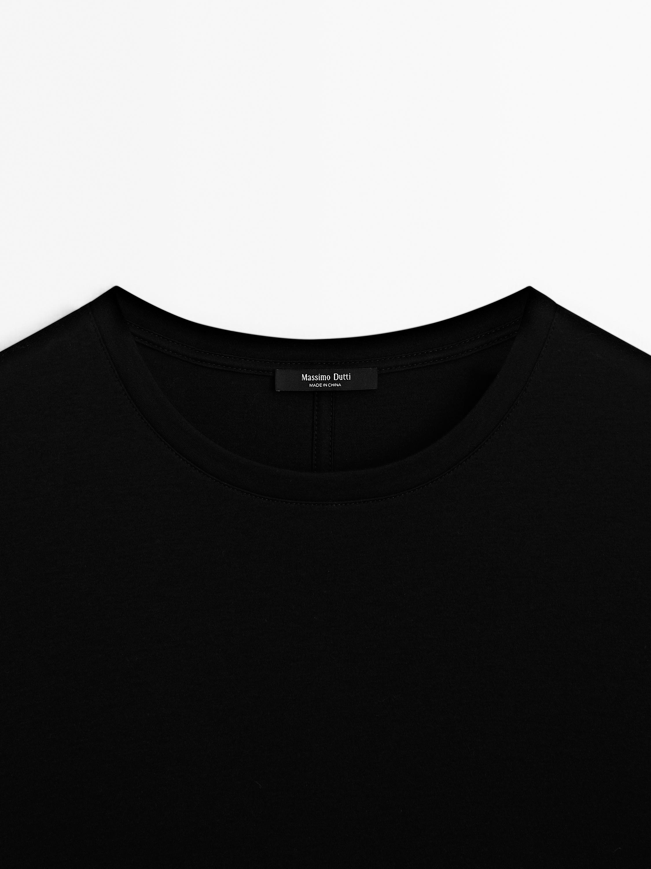 Long sleeve T-shirt with seam detail